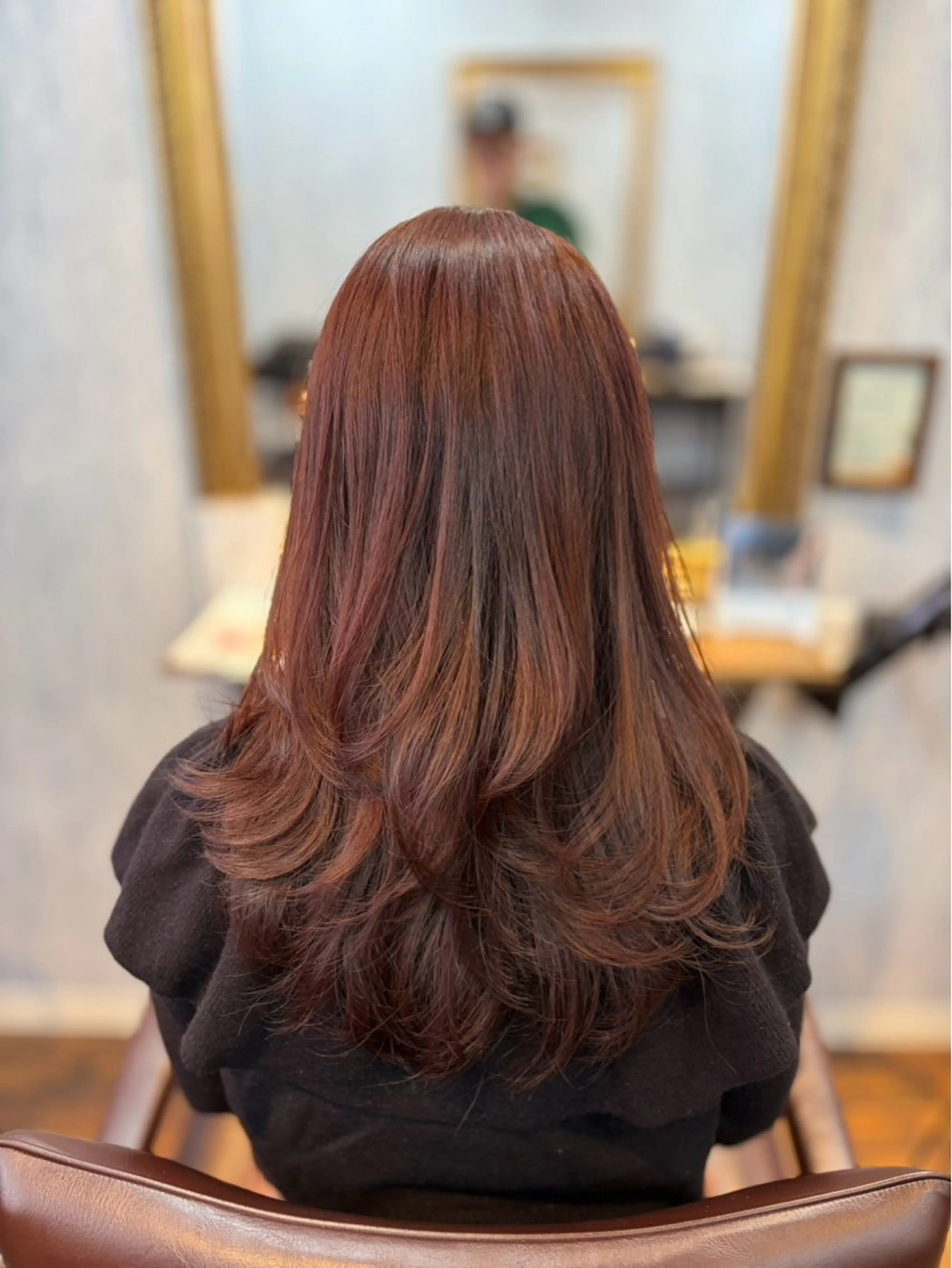 セミロング レイヤーカット カット ヘアカラー トリートメント ✨髪質改善特化✨ Romyリョージ✨のヘアスタイル