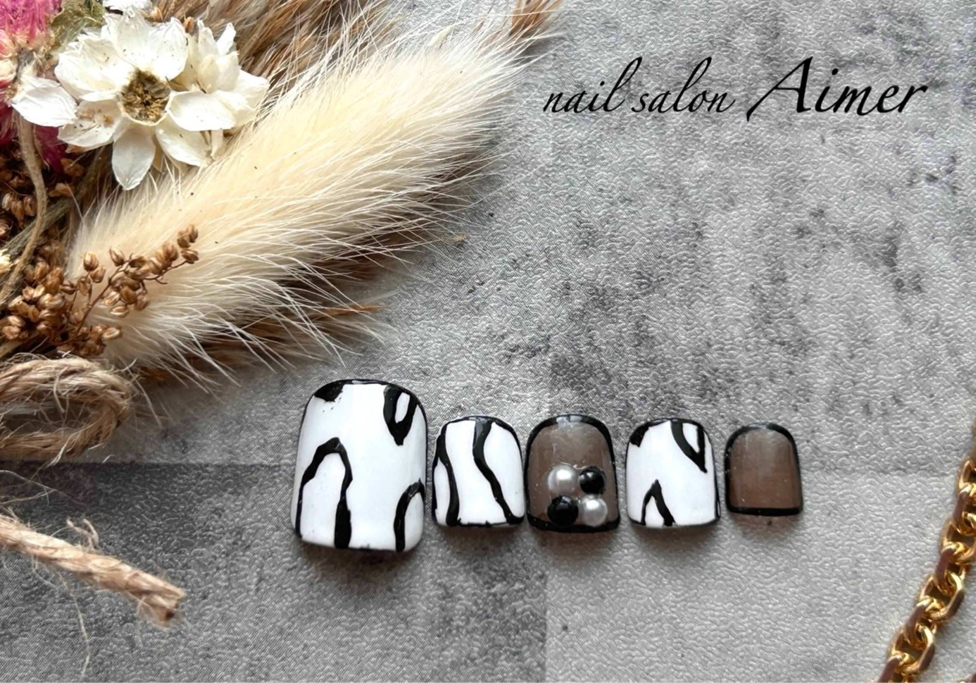 ネイル フットネイル nail salon Aimerのネイルデザイン