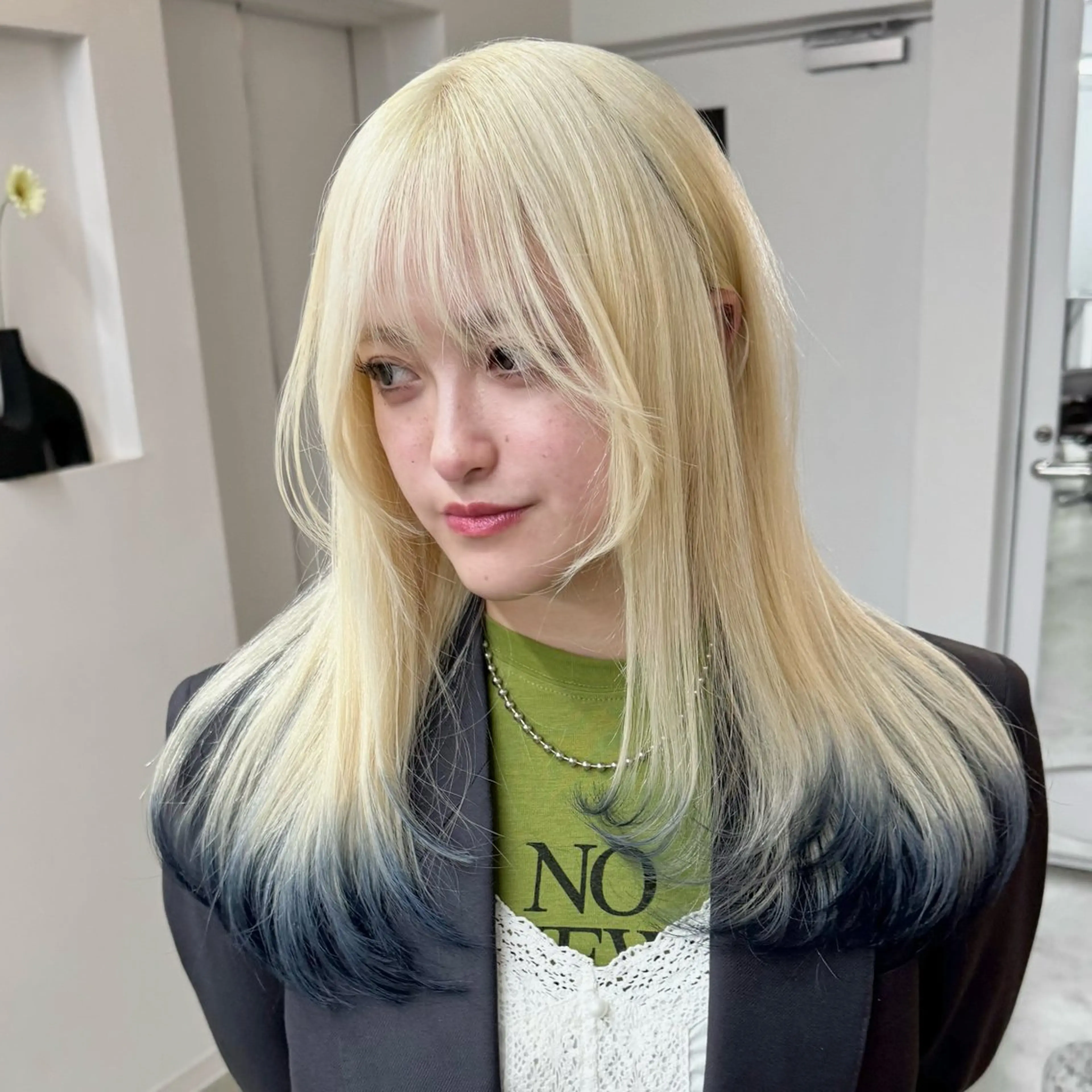 ロング カラー エクステモデル募集 💗大阪梅田/川上のヘアスタイル