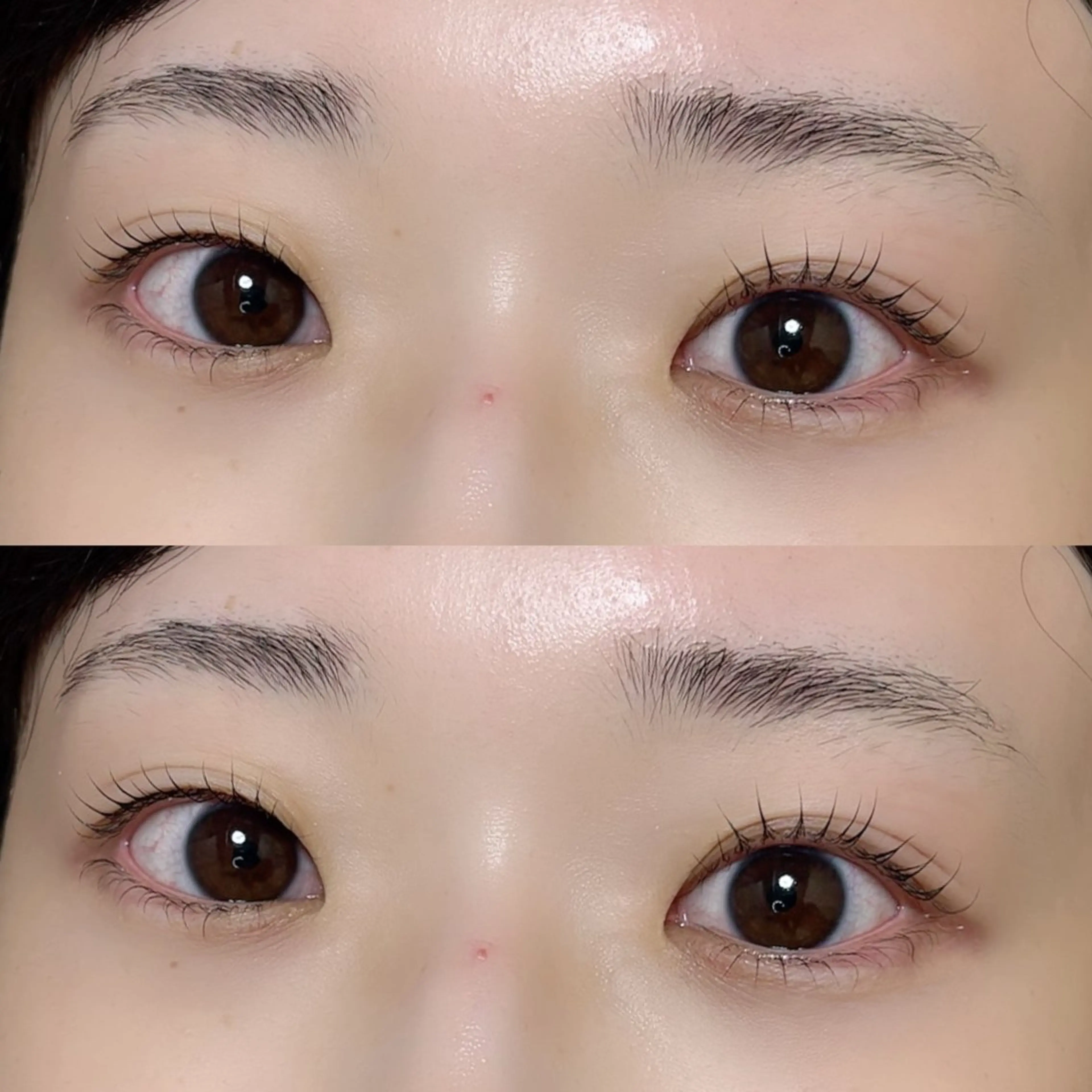 マツエク・マツパ まつげパーマ 下まつげエクステ 一重×まつ毛パーマ マツパ 束感まつ毛/艶カラー おがたゆうか🎀のマツエク・マツパデザイン
