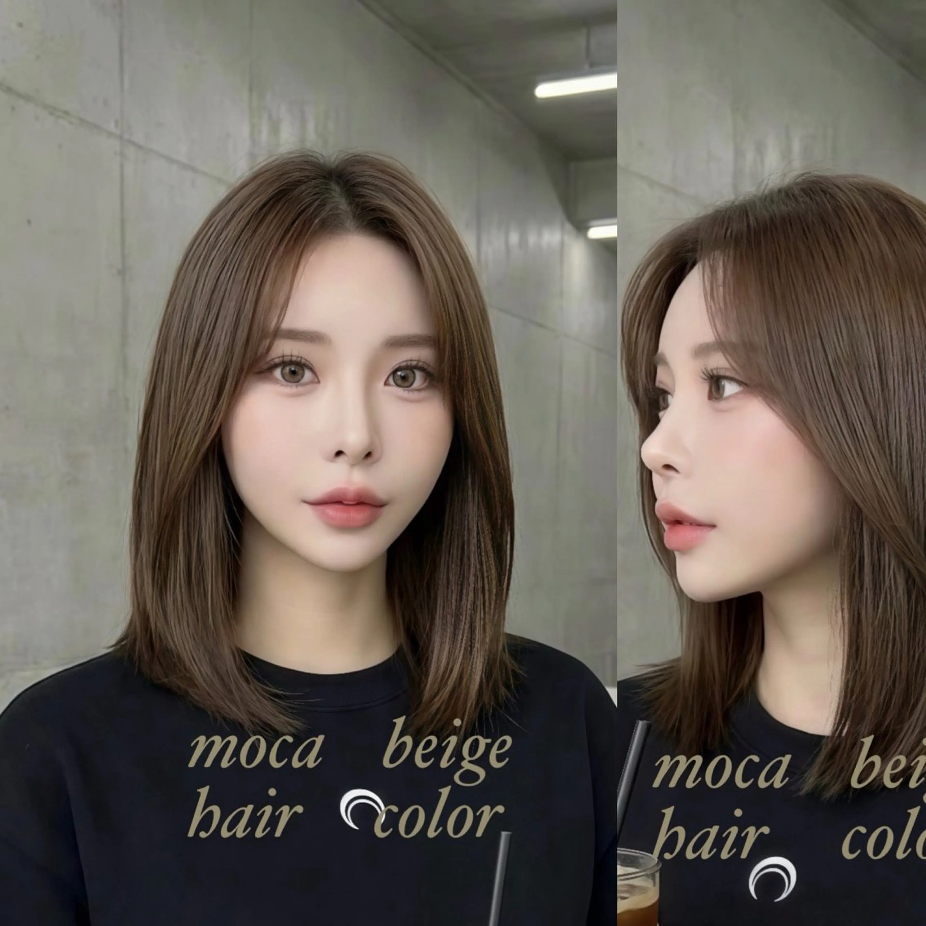 ミディアム カラー カット ヘアカラー M.SLASH 辻 孝志のヘアスタイル