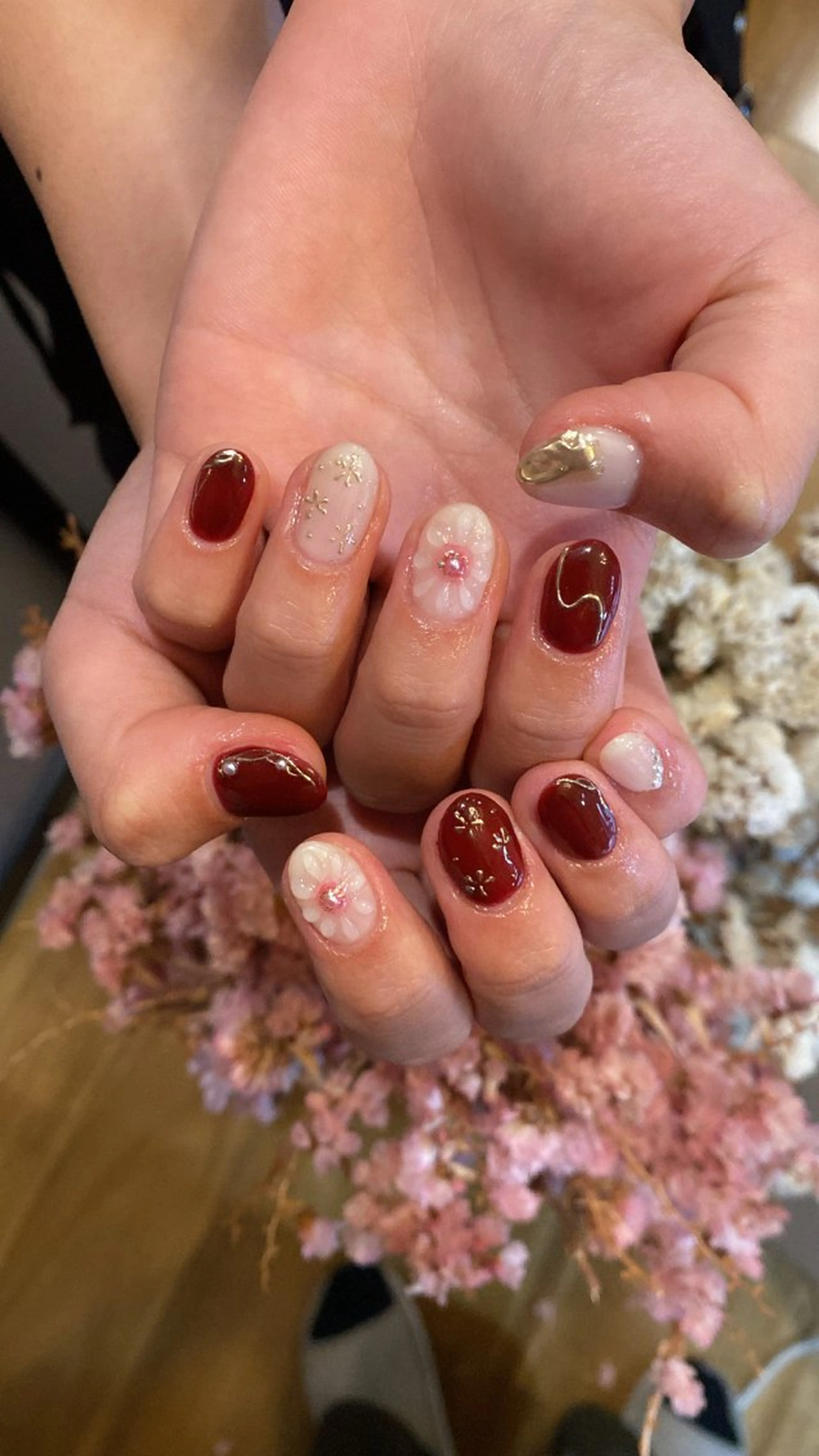 ネイル ハンドネイル crystal ⭐︎ colorのネイルデザイン