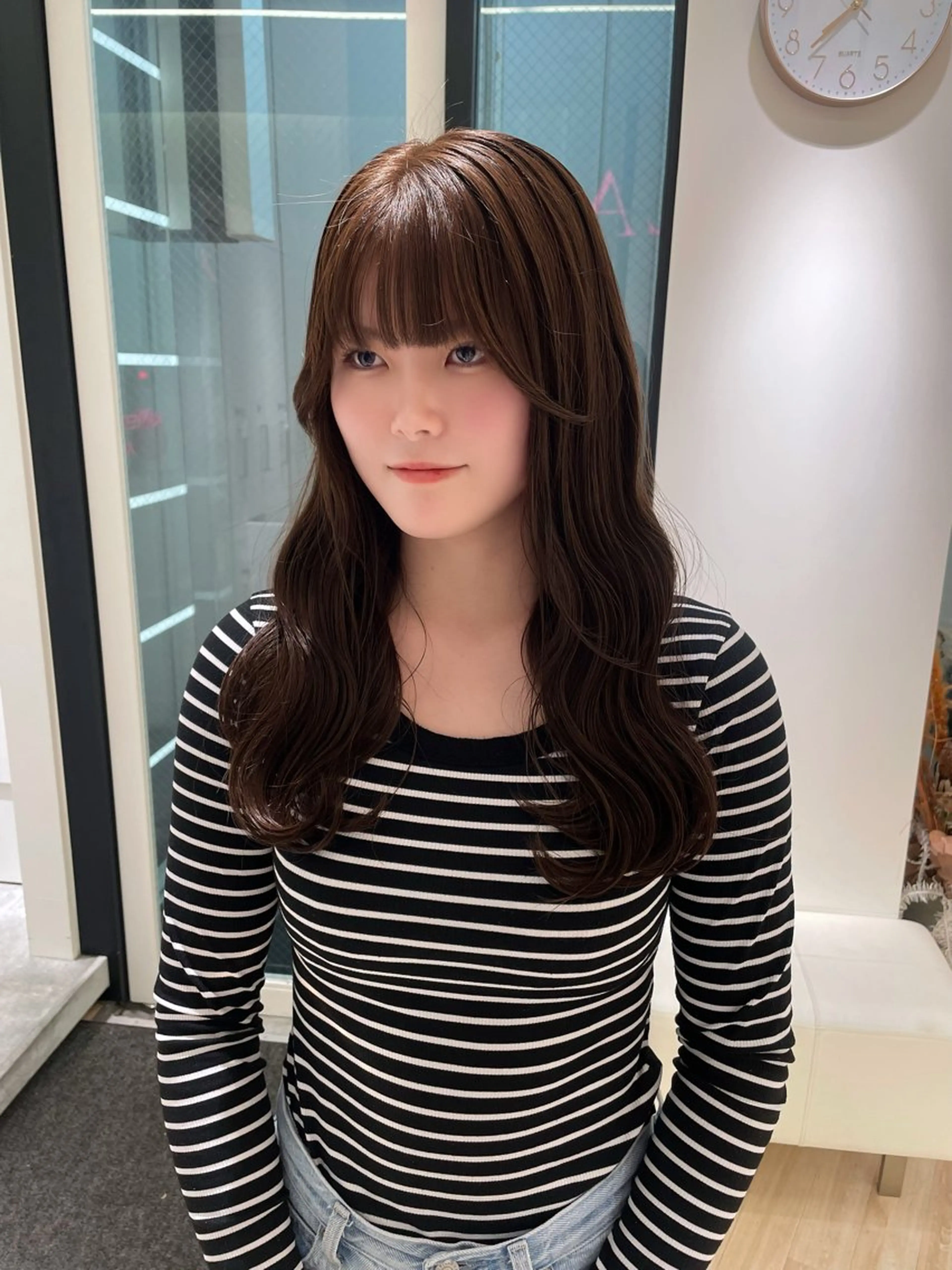 セミロング カラー Parve Mix /頓宮 稚愛🤍のヘアスタイル