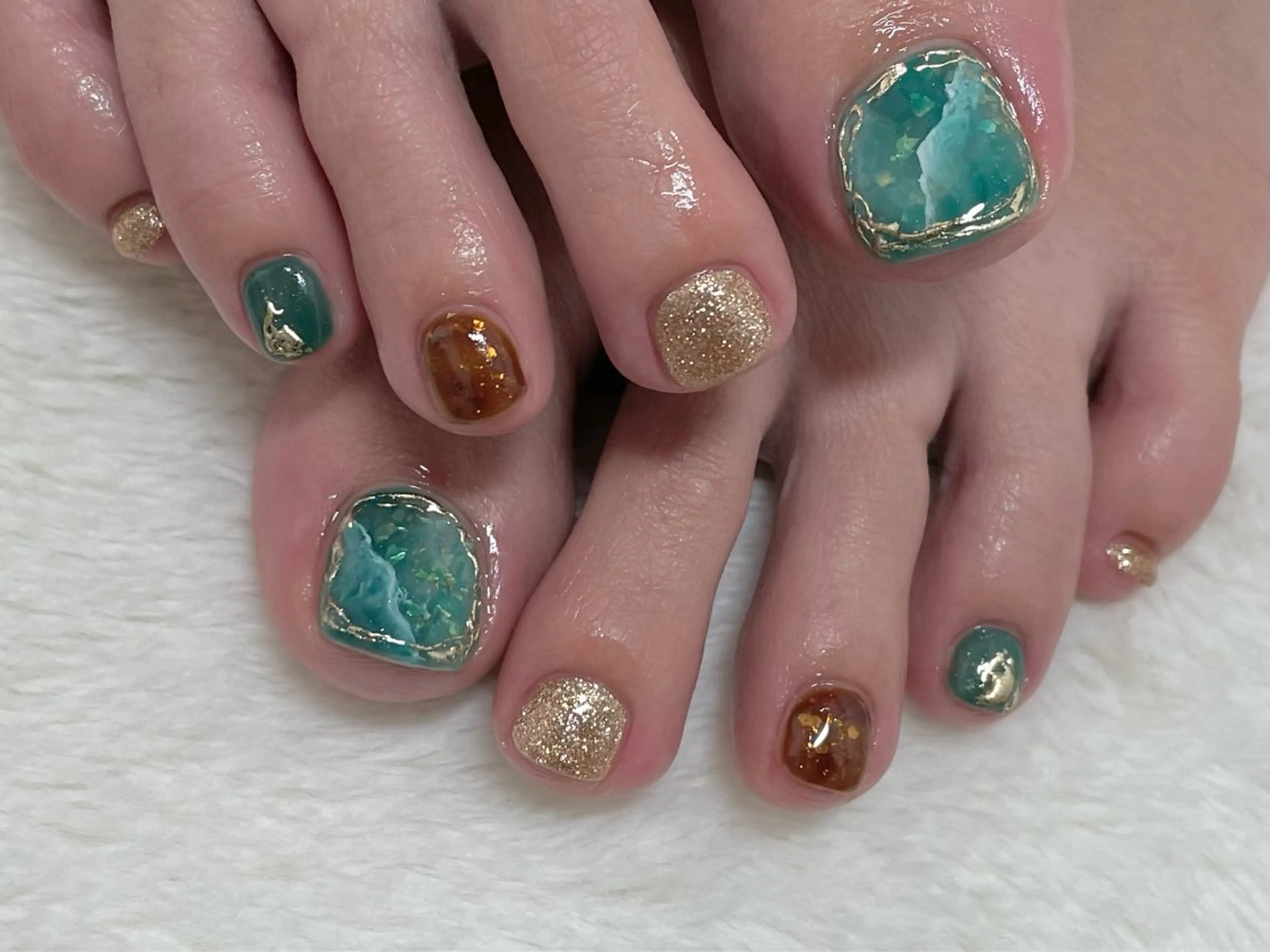 ネイル フットネイル フットネイル riri-nail Rie Endoのネイルデザイン