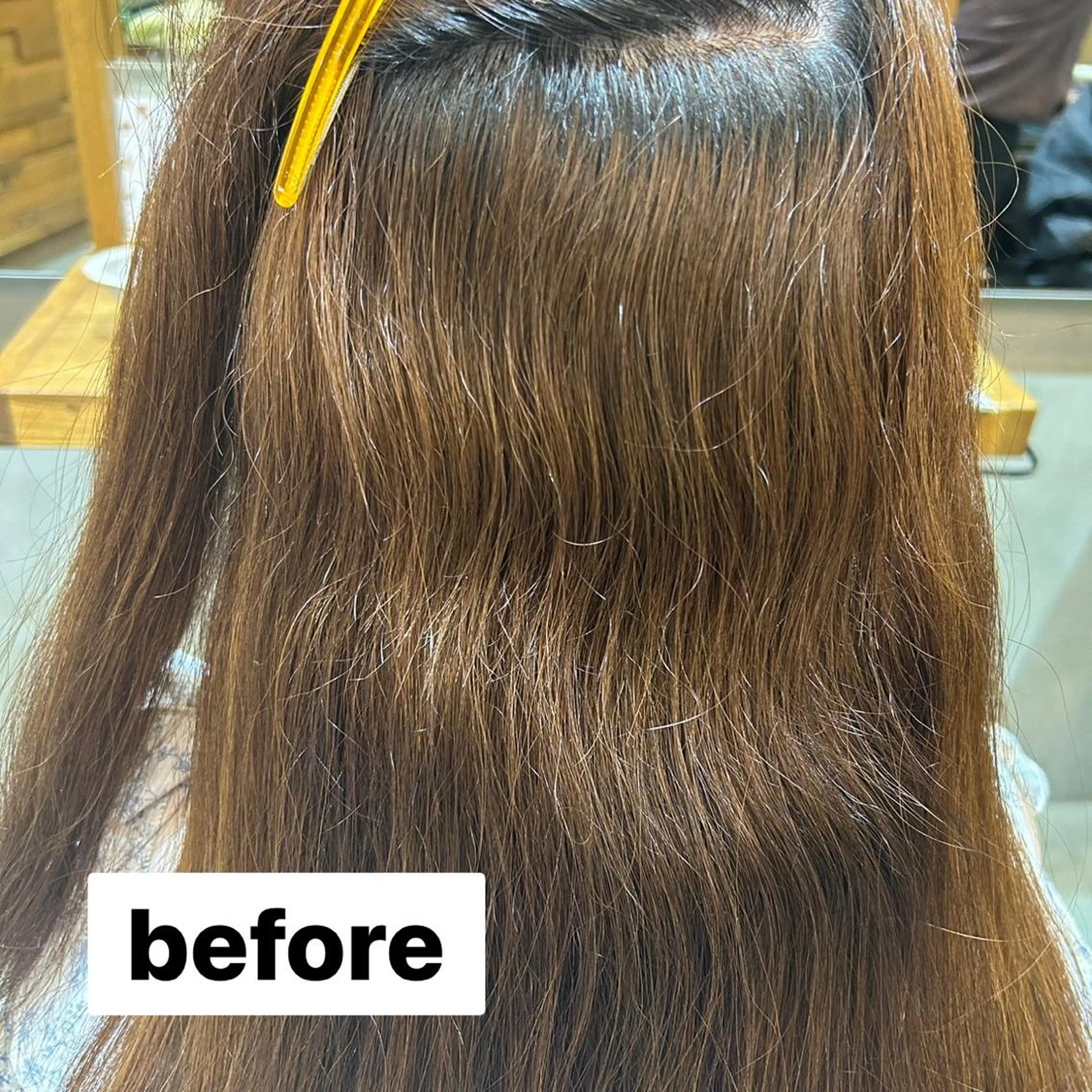 ミディアム パーマ カット 縮毛矯正 トリートメント 若狭 彩花のヘアスタイル