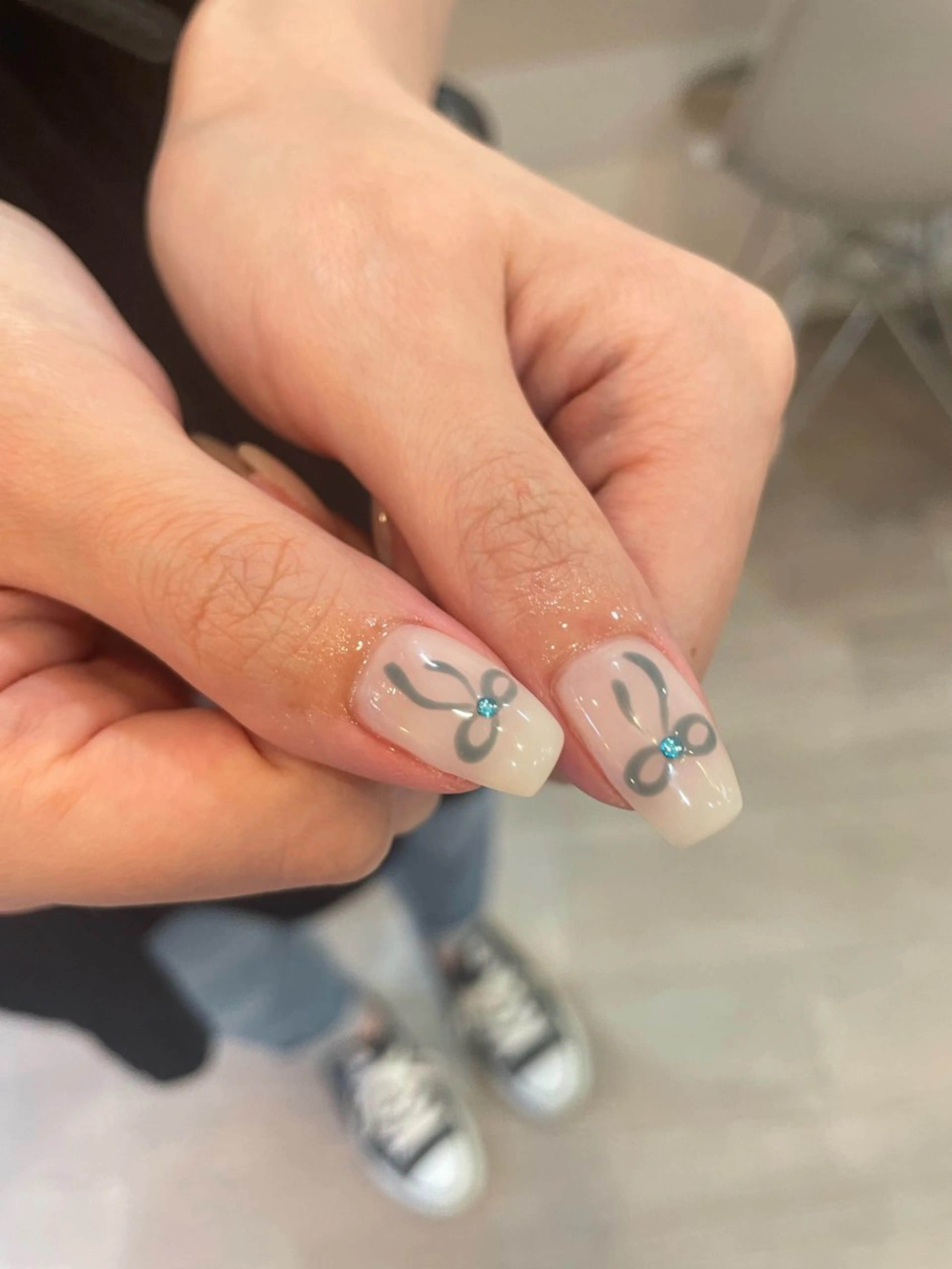 ネイル diar blue 🩵ayanaのネイルデザイン