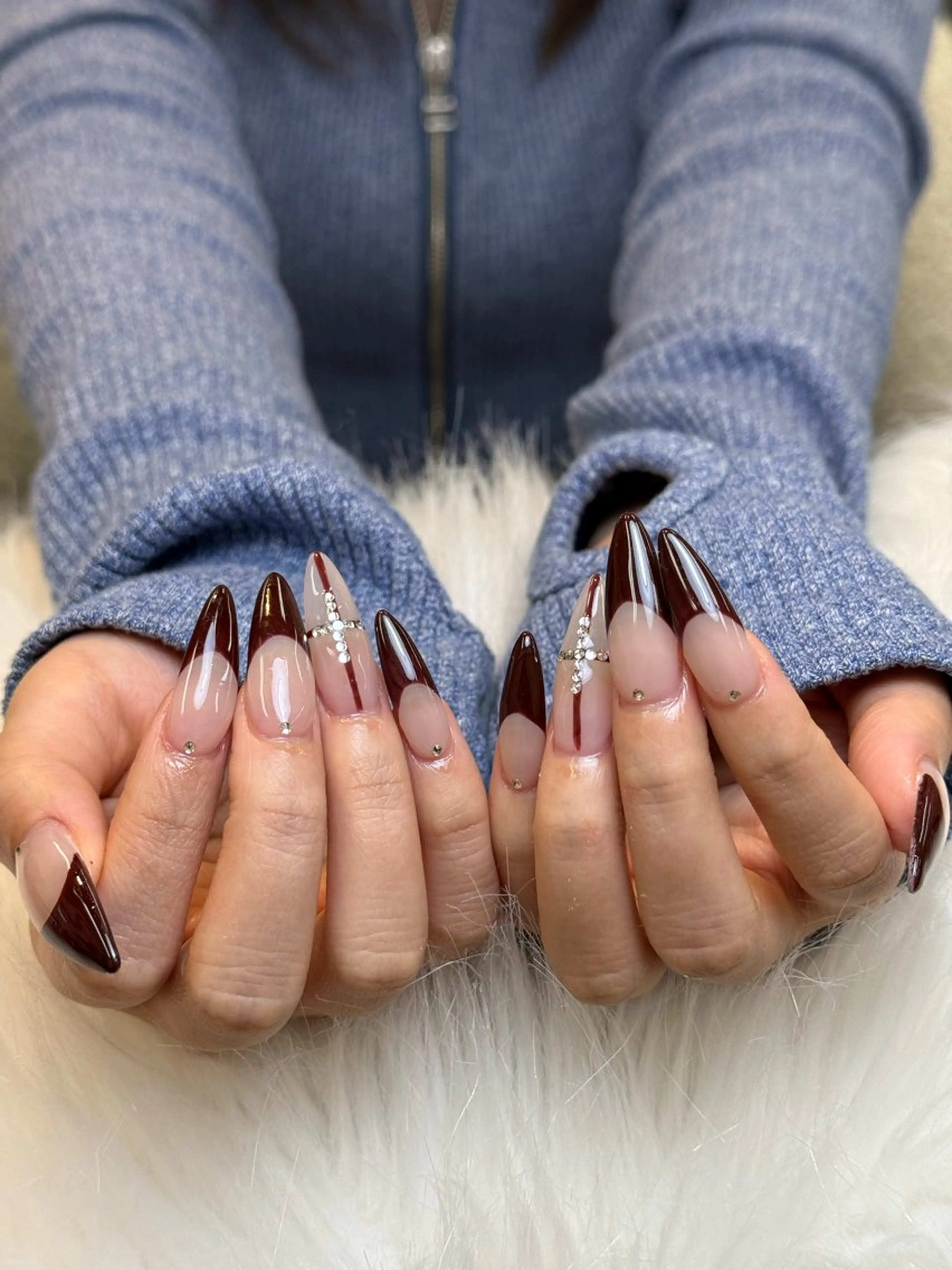 ネイル アートネイル ジェルネイル ガーリー キラキラネイル Nihonthy Nail 新宿のネイルデザイン