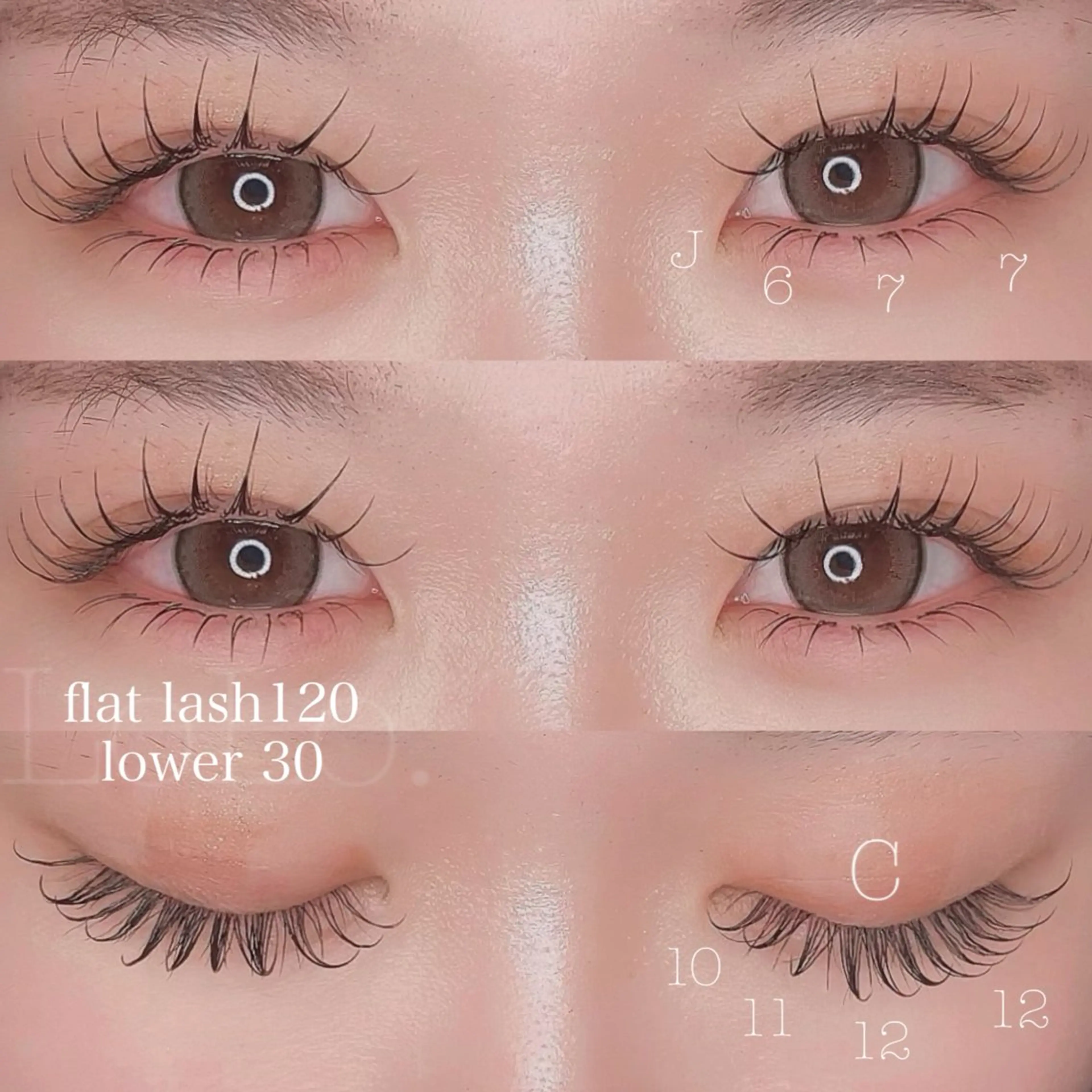 👀🫧小顔効果🫧下まつげ🫧👀1本の写真