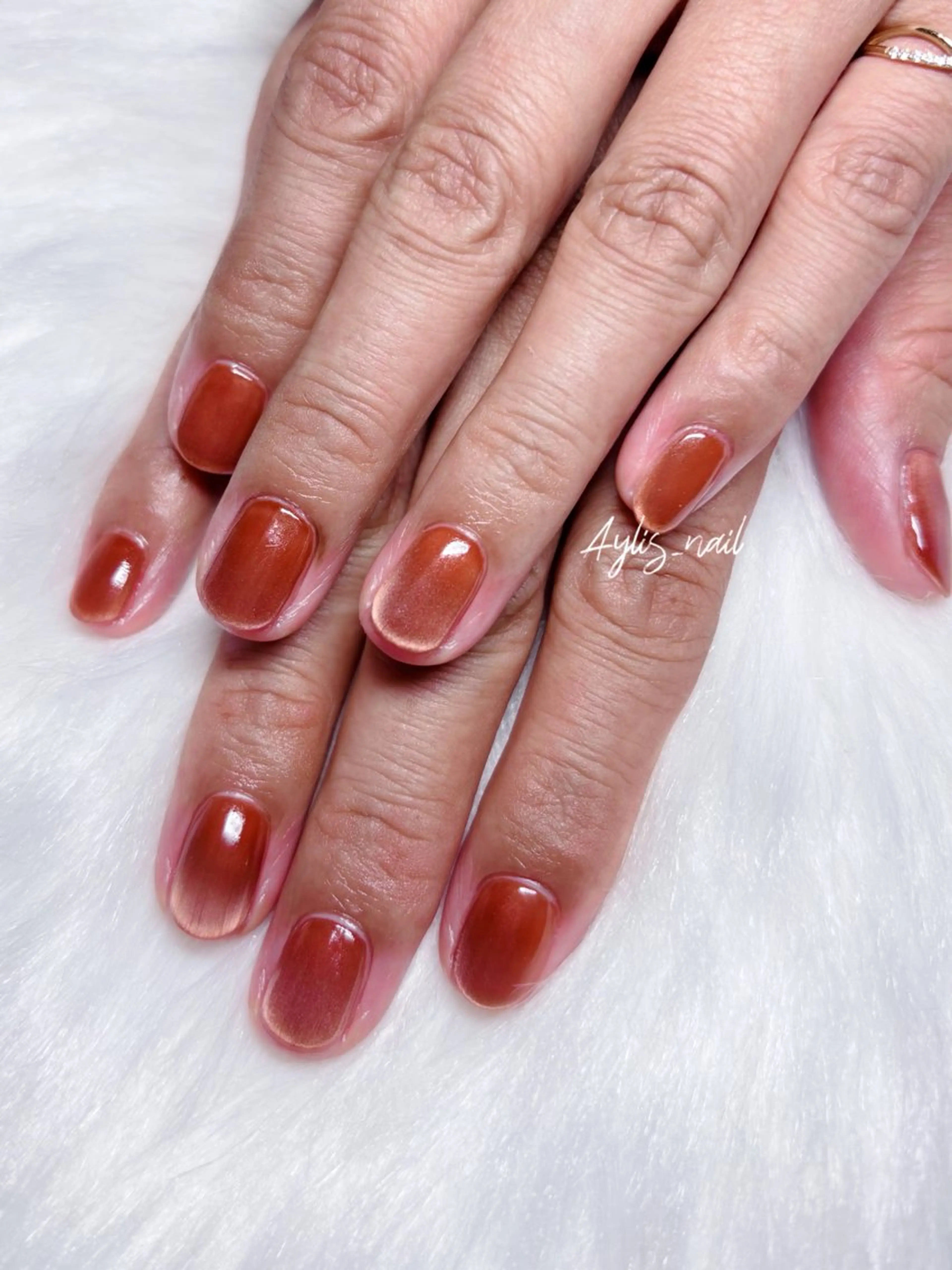ネイル フレンチネイル マグネットネイル ハンドネイル Aylis_nail 宇土・宇城のネイルデザイン