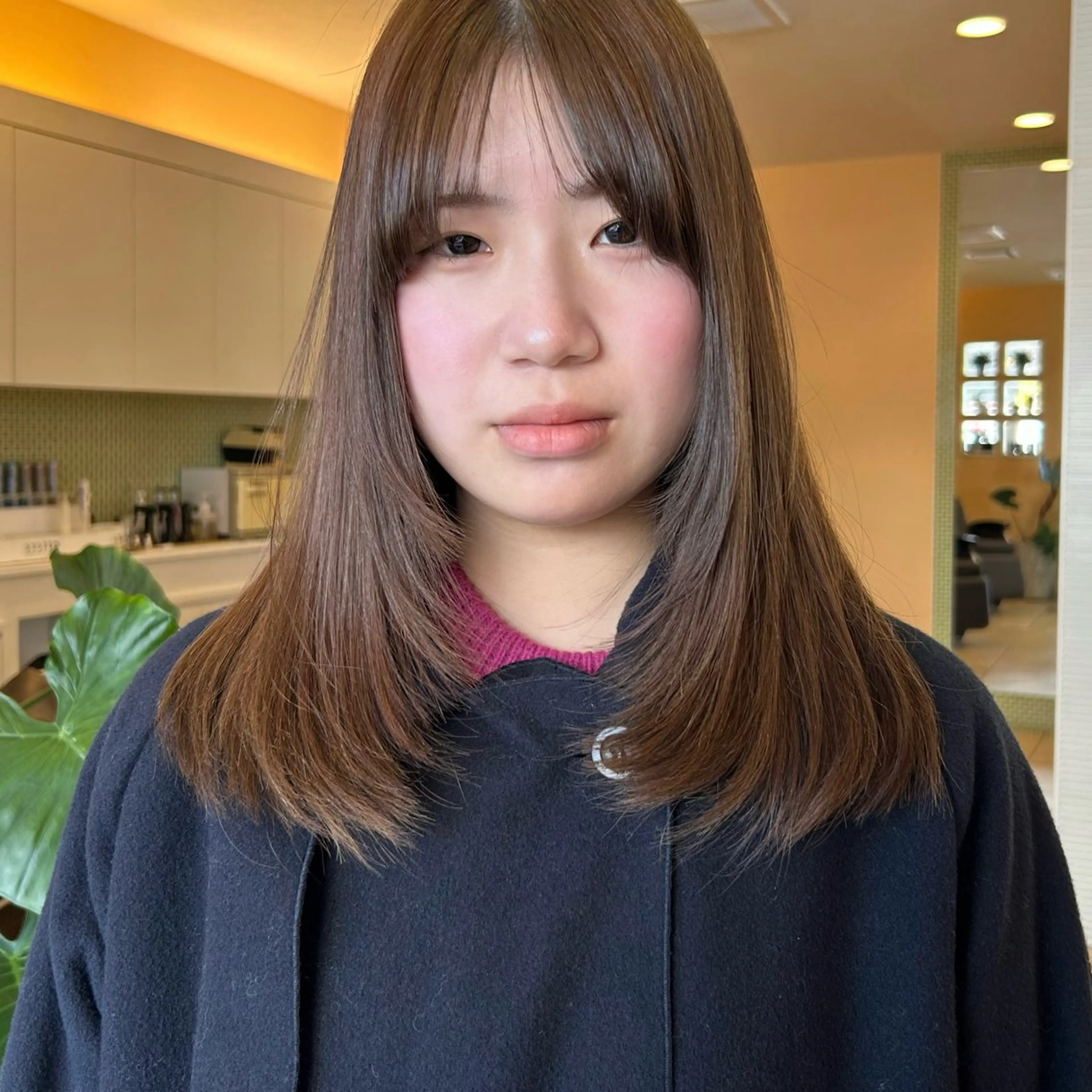 セミロング カラー ヘアカラー トリートメント 💙ルル💙 ハイトーン/レイヤーのヘアスタイル