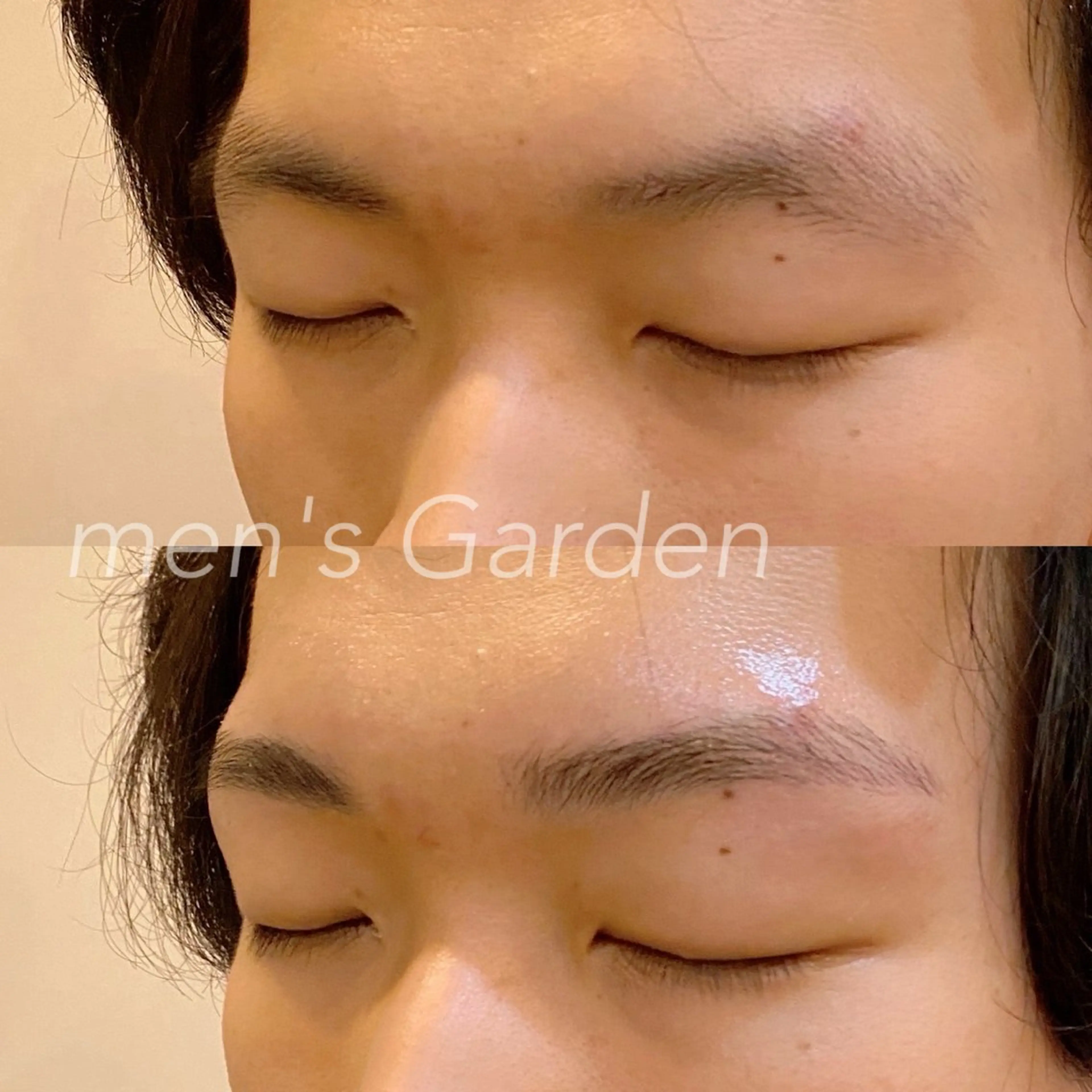 メンズ アイブロウ ハリウッドブロウリフト メンズアイブロウ メンズガーデン yuriのネイルデザイン
