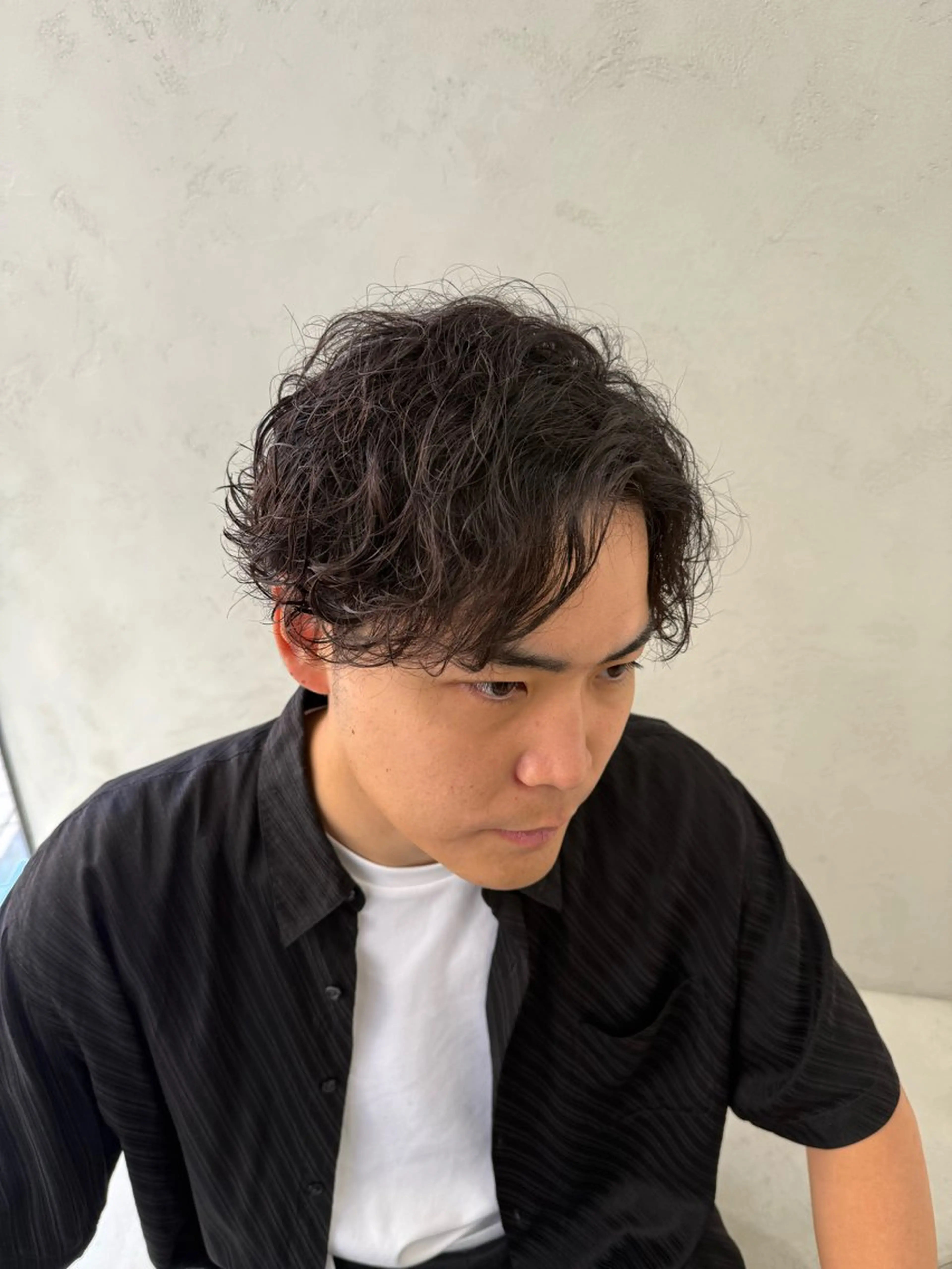 ショート 柏/シャドウパーマ/ ナチュラル/颯寿のヘアスタイル