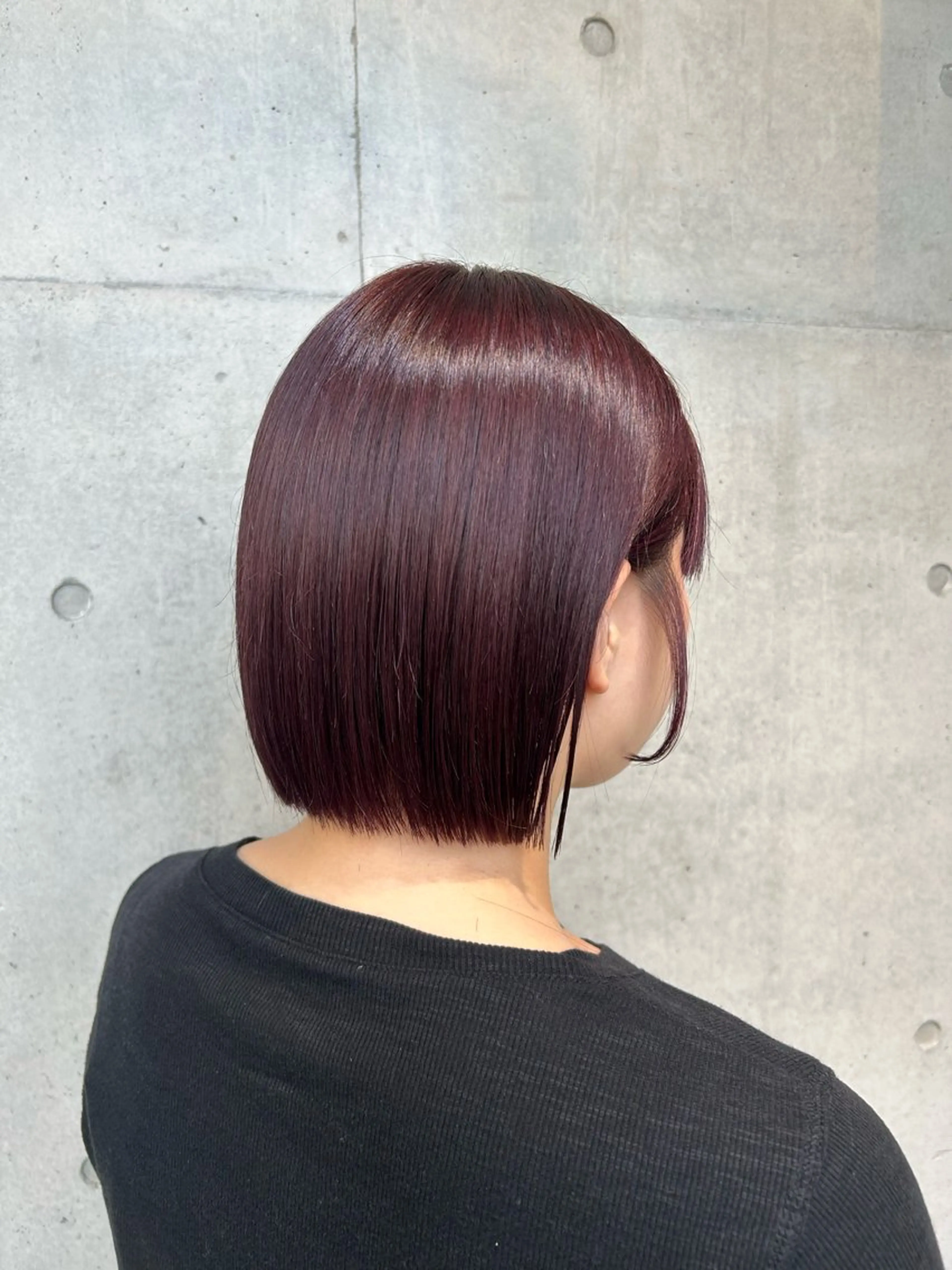 ショート カラー ヘアアレンジ ヘアカラー トリートメント ボブ艶モテカラー🫧 カリンのヘアスタイル