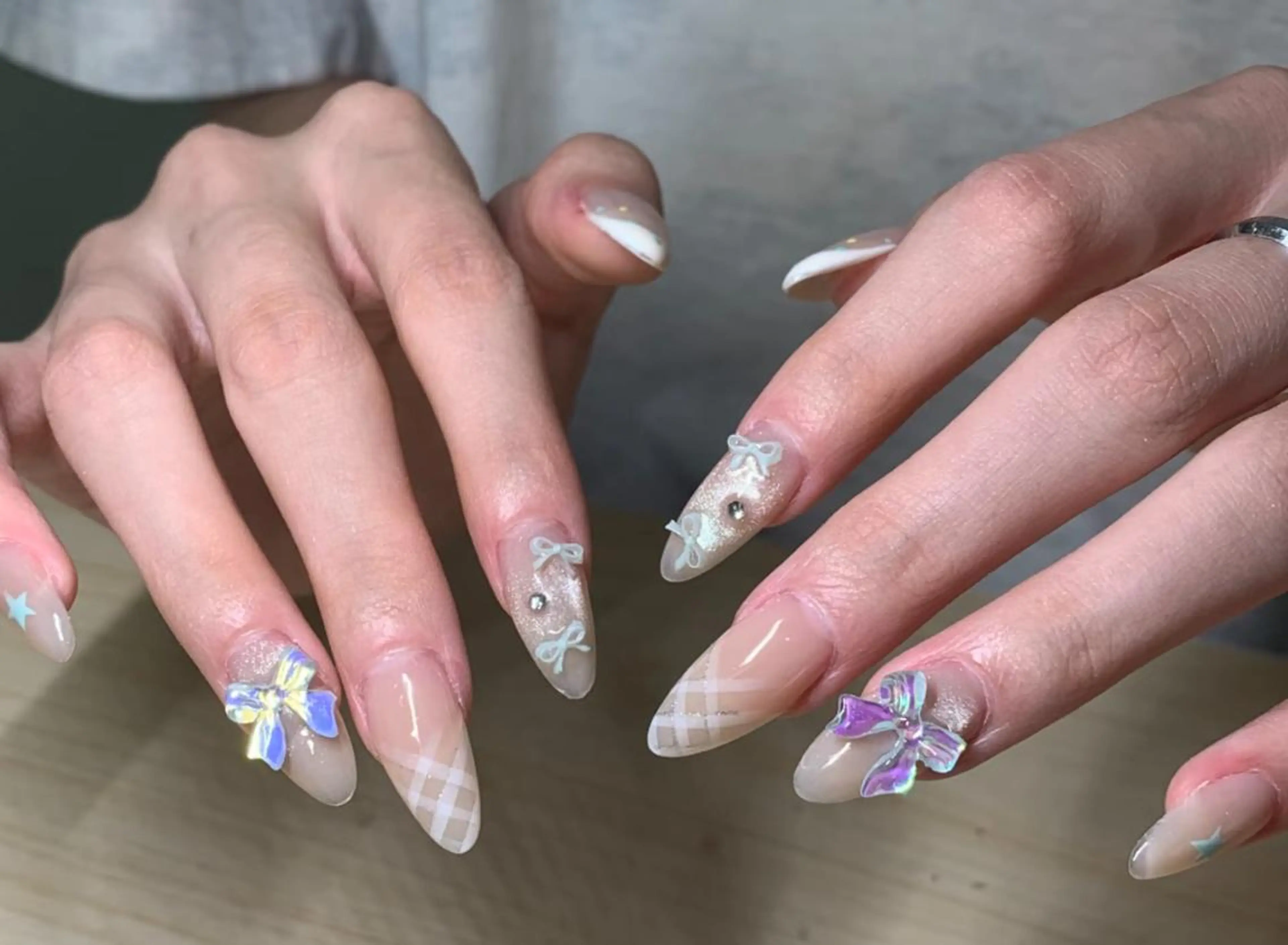 ネイル ハンドネイル By moonネイル 🌷ワンホン/韓国風のネイルデザイン