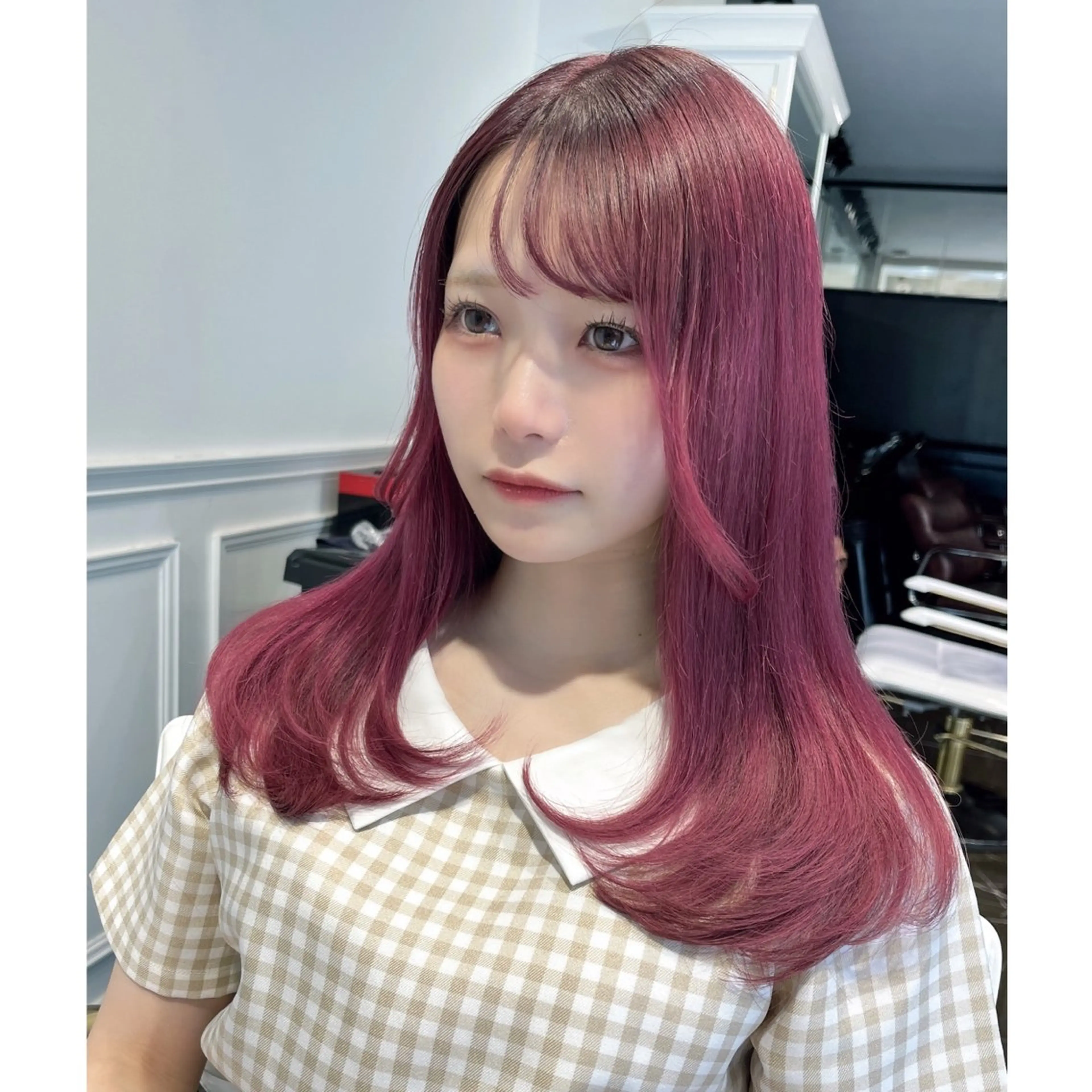 ロング カラー ブリーチ ヘアカラー miyu /トレンド カラー×艶髪のヘアスタイル