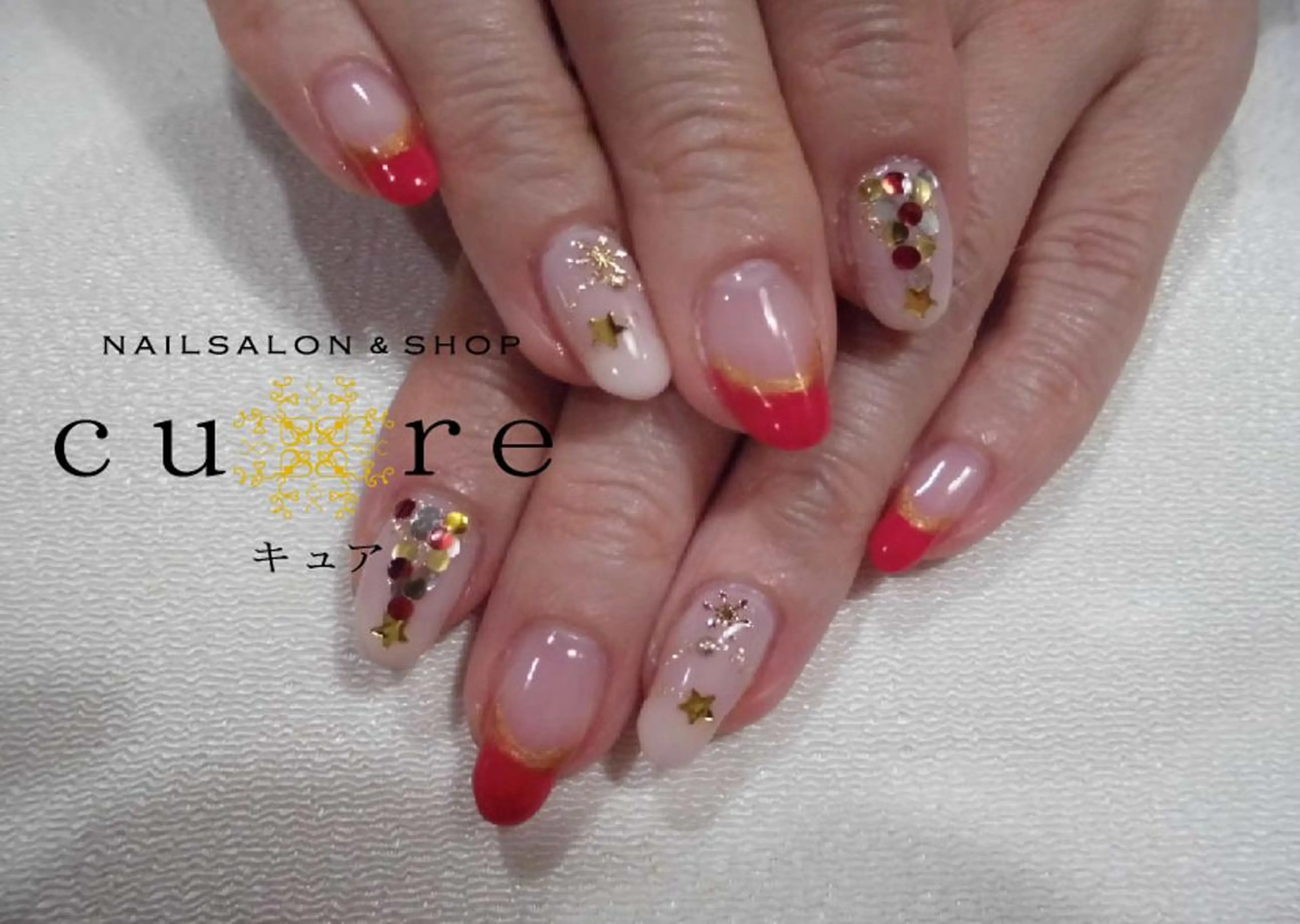 ミディアム ネイル ネイルサロン Cureのネイルデザイン