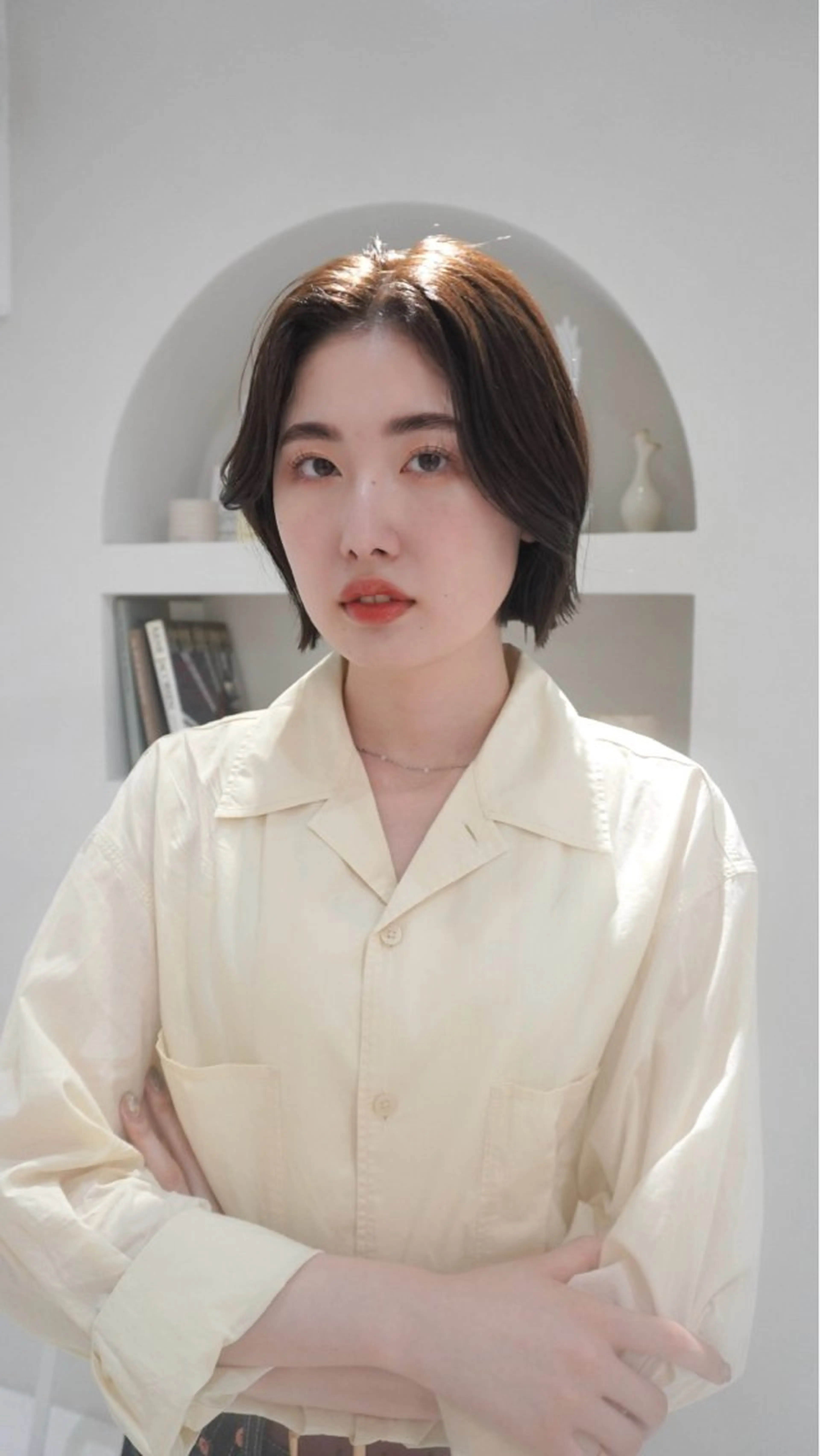 カラー 透明感カラー グレージュ オリーブグレージュ オリーブグレー ヘアカラー カットモデル募集中 千葉大夢のヘアスタイル
