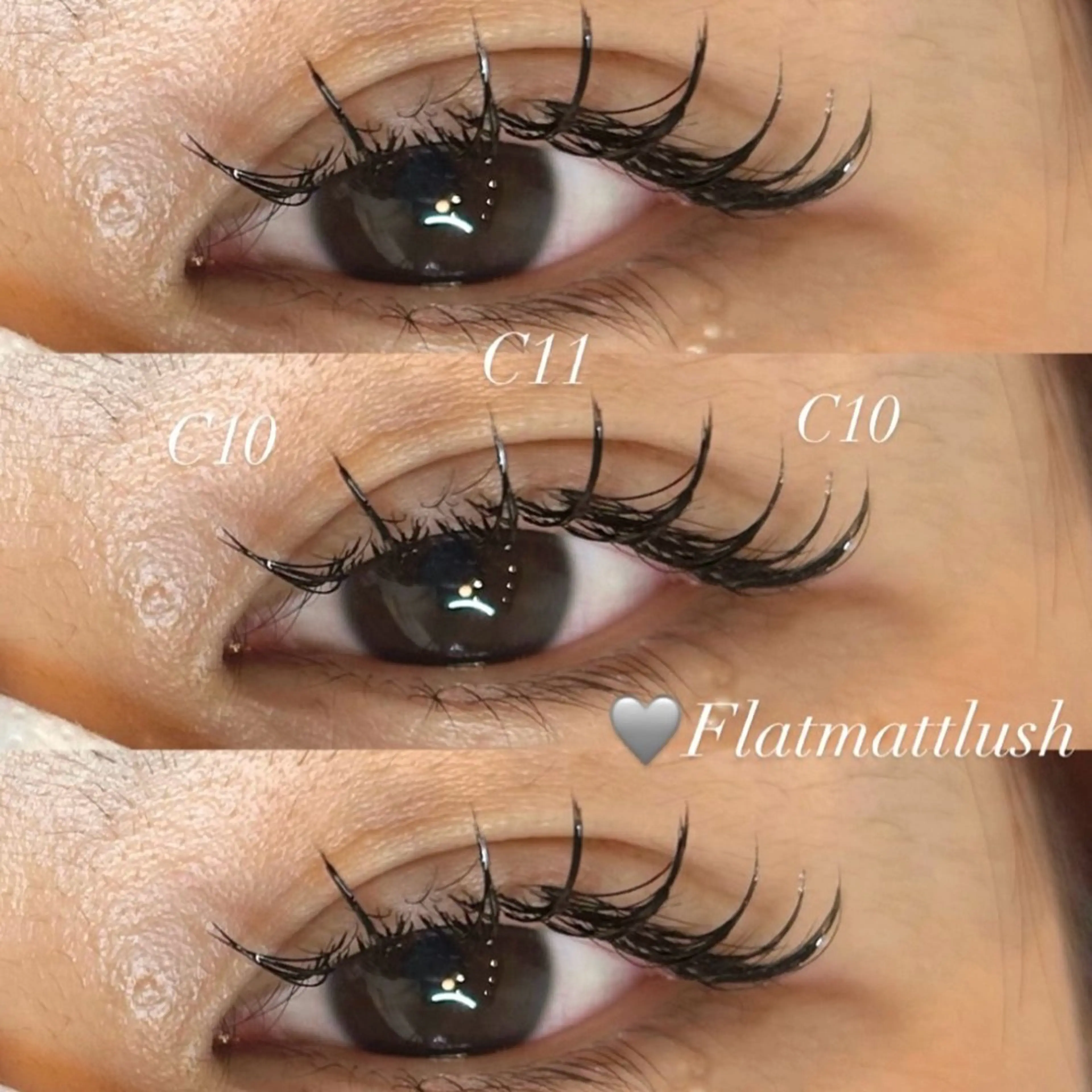 マツエク・マツパ 束感まつ毛 フラットラッシュ マツエク Jouir miyuuのマツエク・マツパデザイン