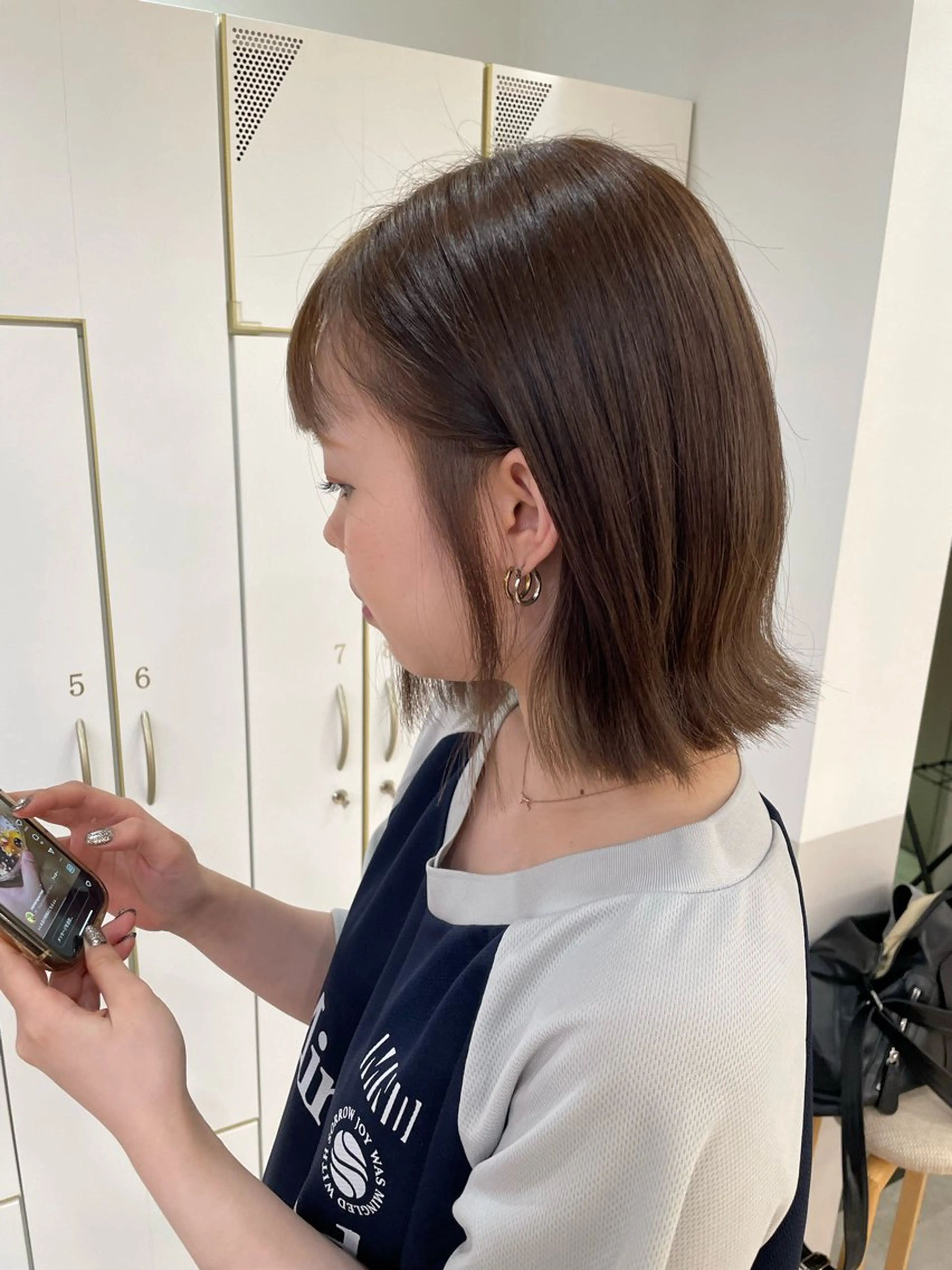 ショート 🤍ショートボブ 🤍NANAMI🤍のヘアスタイル