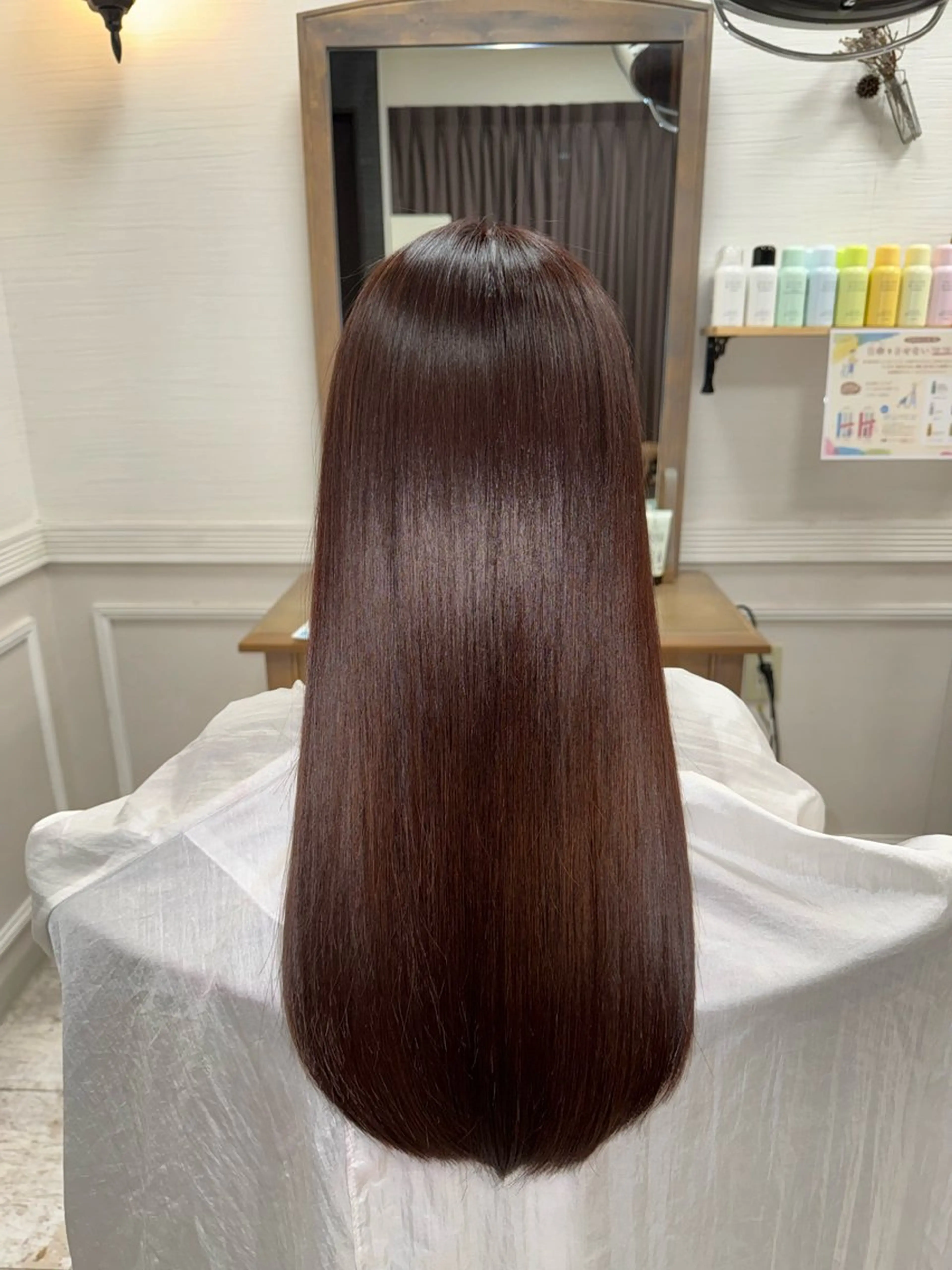 ロング カラー 鶴田 琴美のヘアスタイル