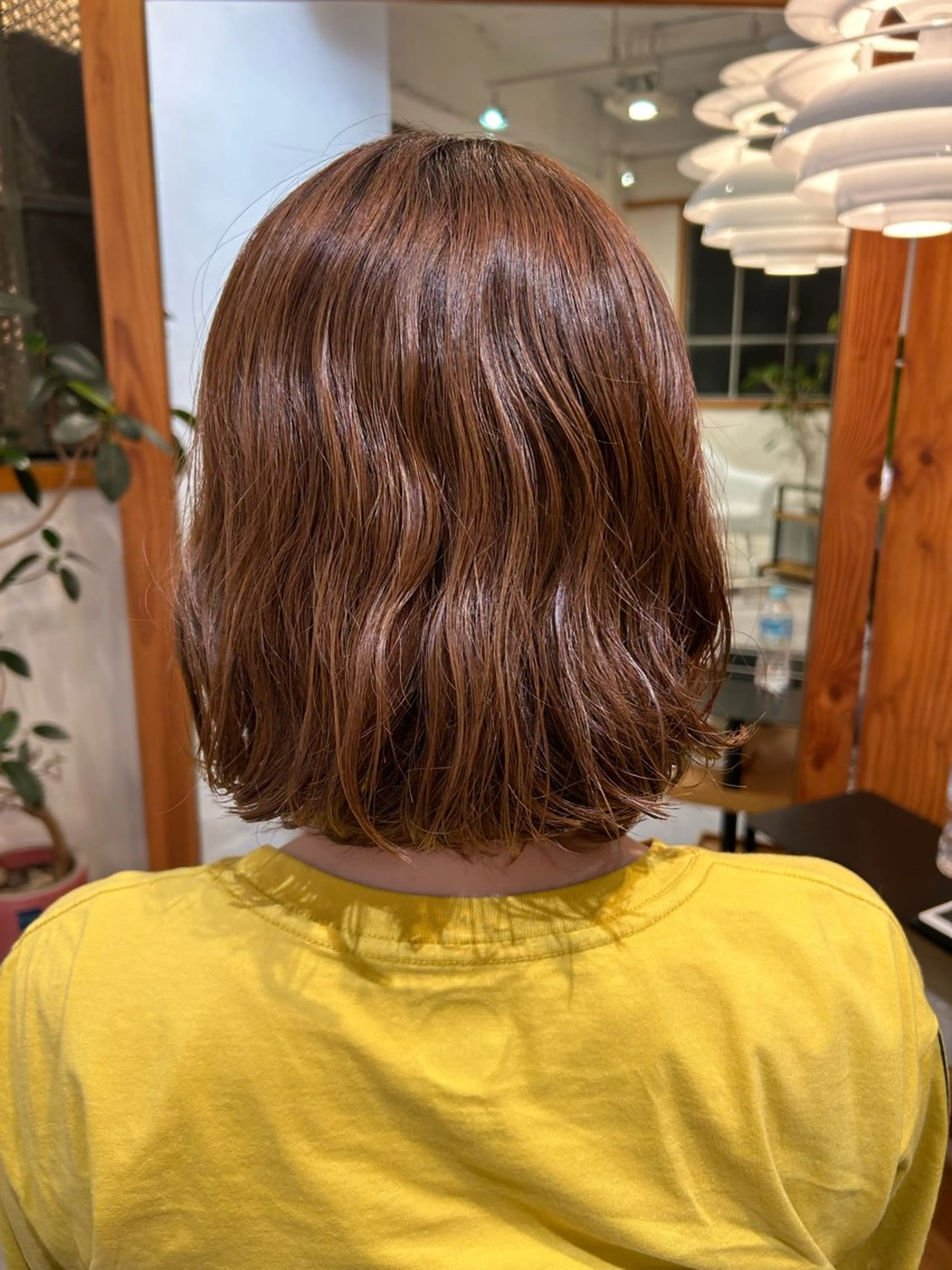 ショート ボブ ヘアカラー トリートメント 盛本 彩乃のヘアスタイル