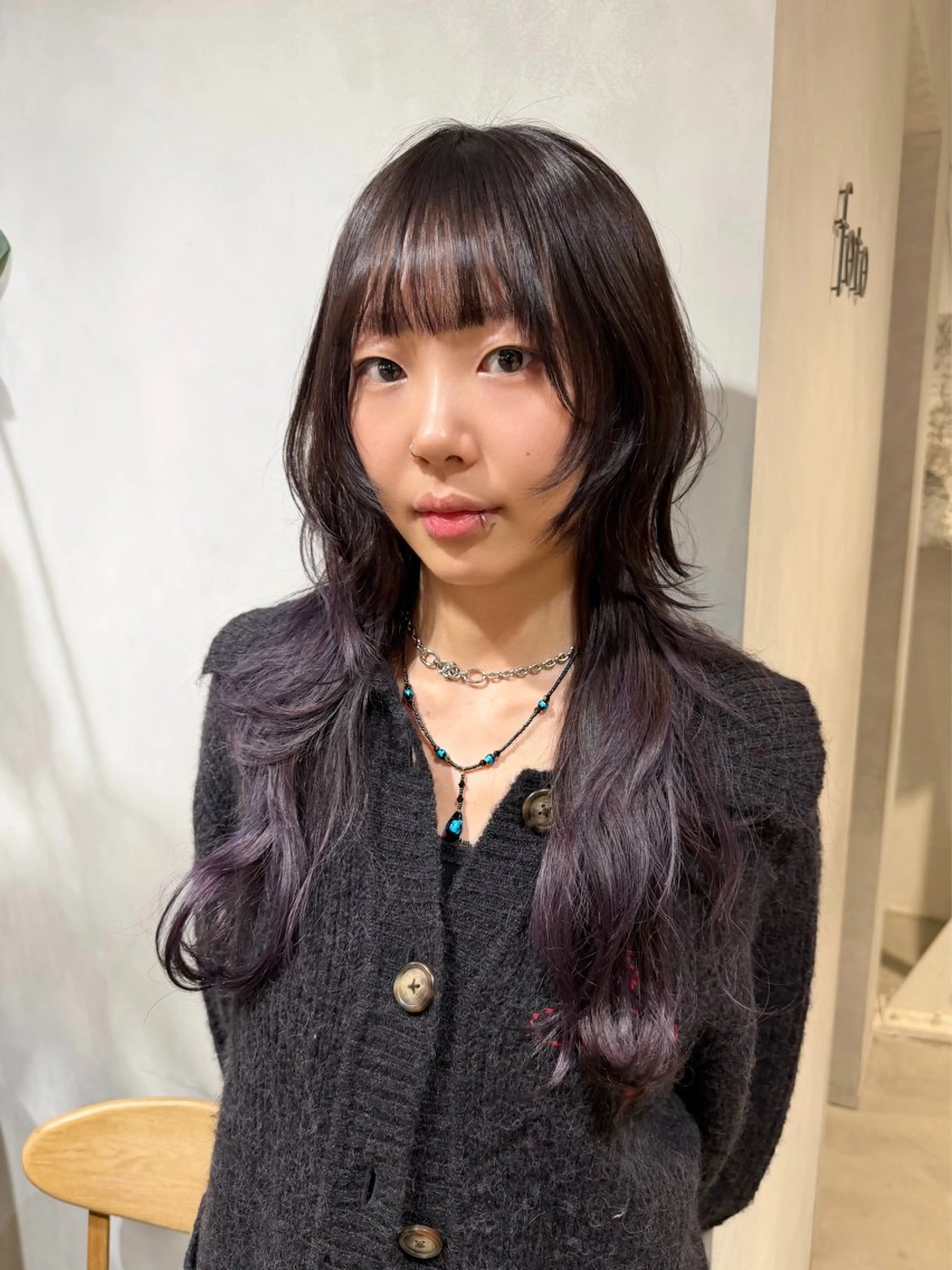 ロング カラー SAKI 新宿のヘアスタイル