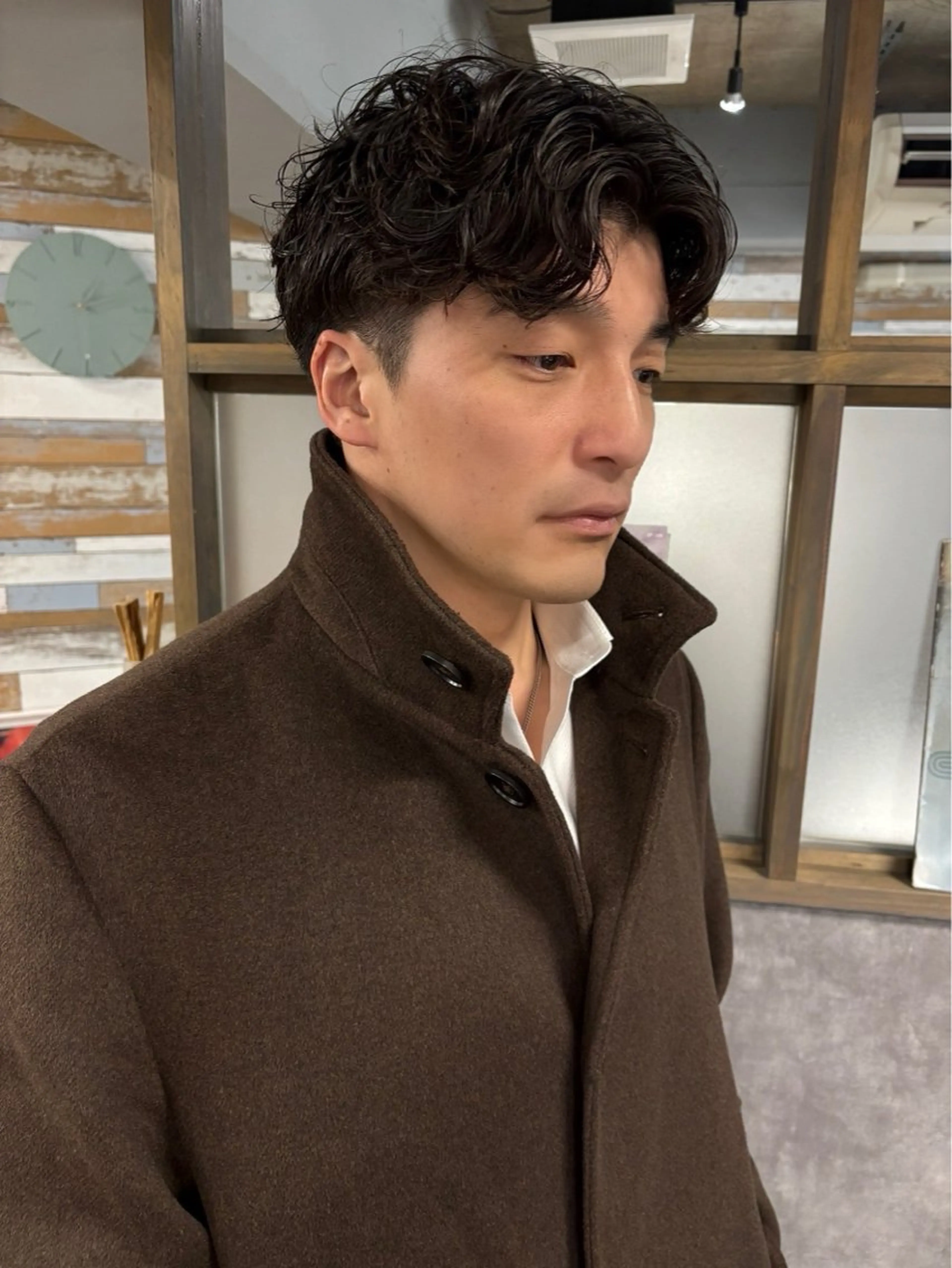 【当日限定トリートメントサービス】メンズカット＋パーマ＋4stepトリートメントの写真