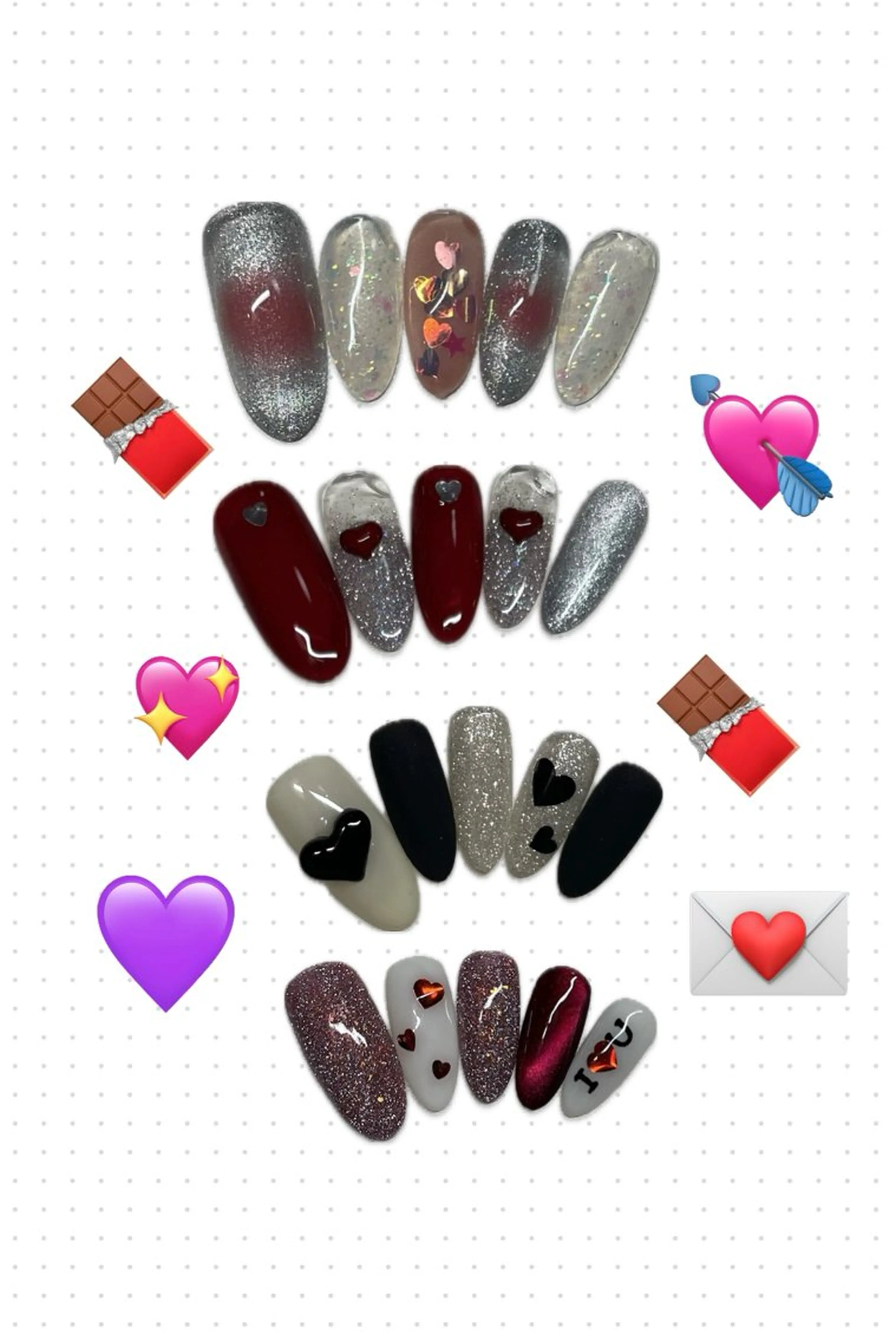 ネイル バレンタイン オトク ネイルのネイルデザイン