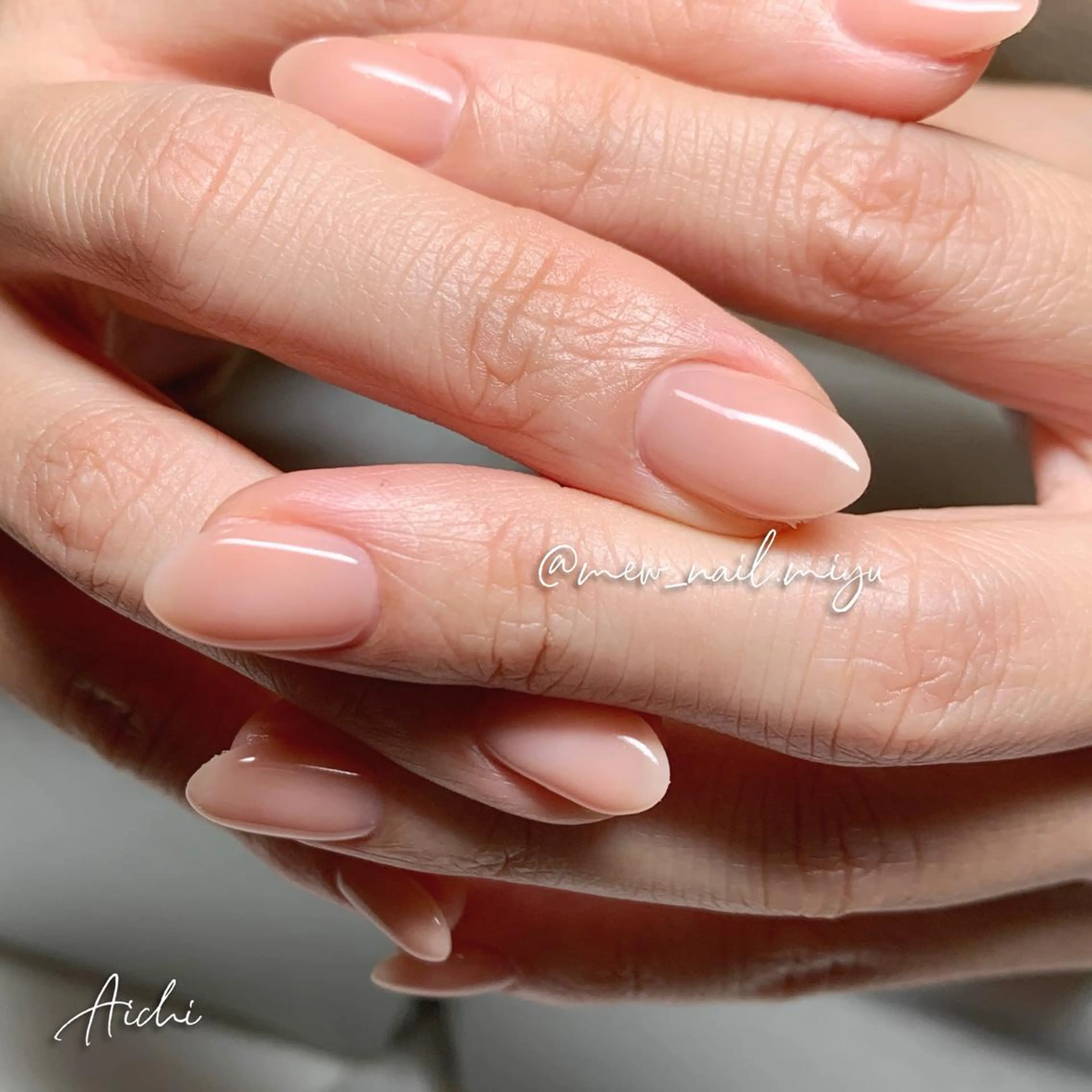 ネイル オフィスネイル ワンカラーネイル シンプルネイル ハンドネイル miyu ☺︎のネイルデザイン
