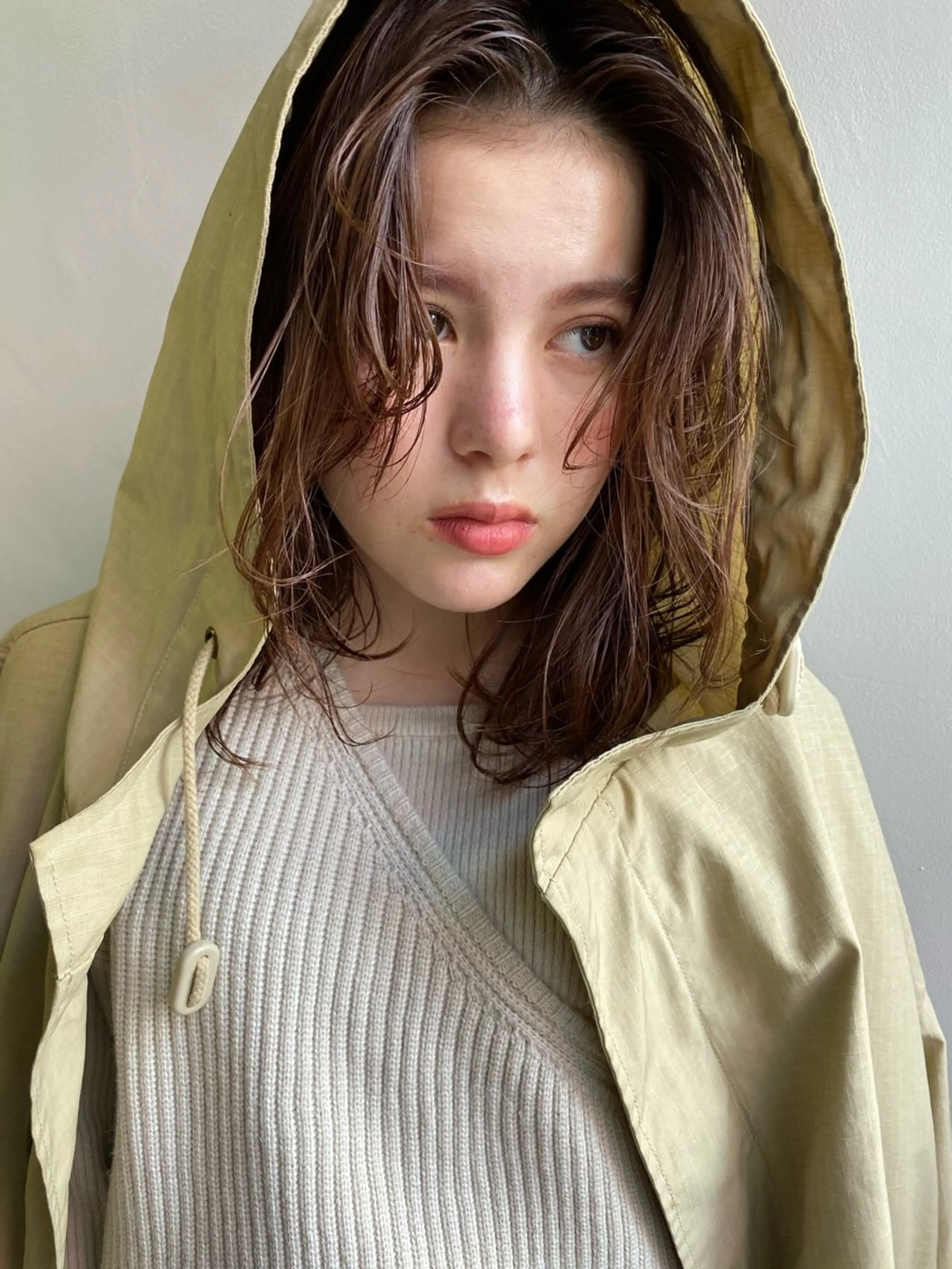 セミロング カラー パーマ 当日予約大歓迎💗 依田瑞希のヘアスタイル