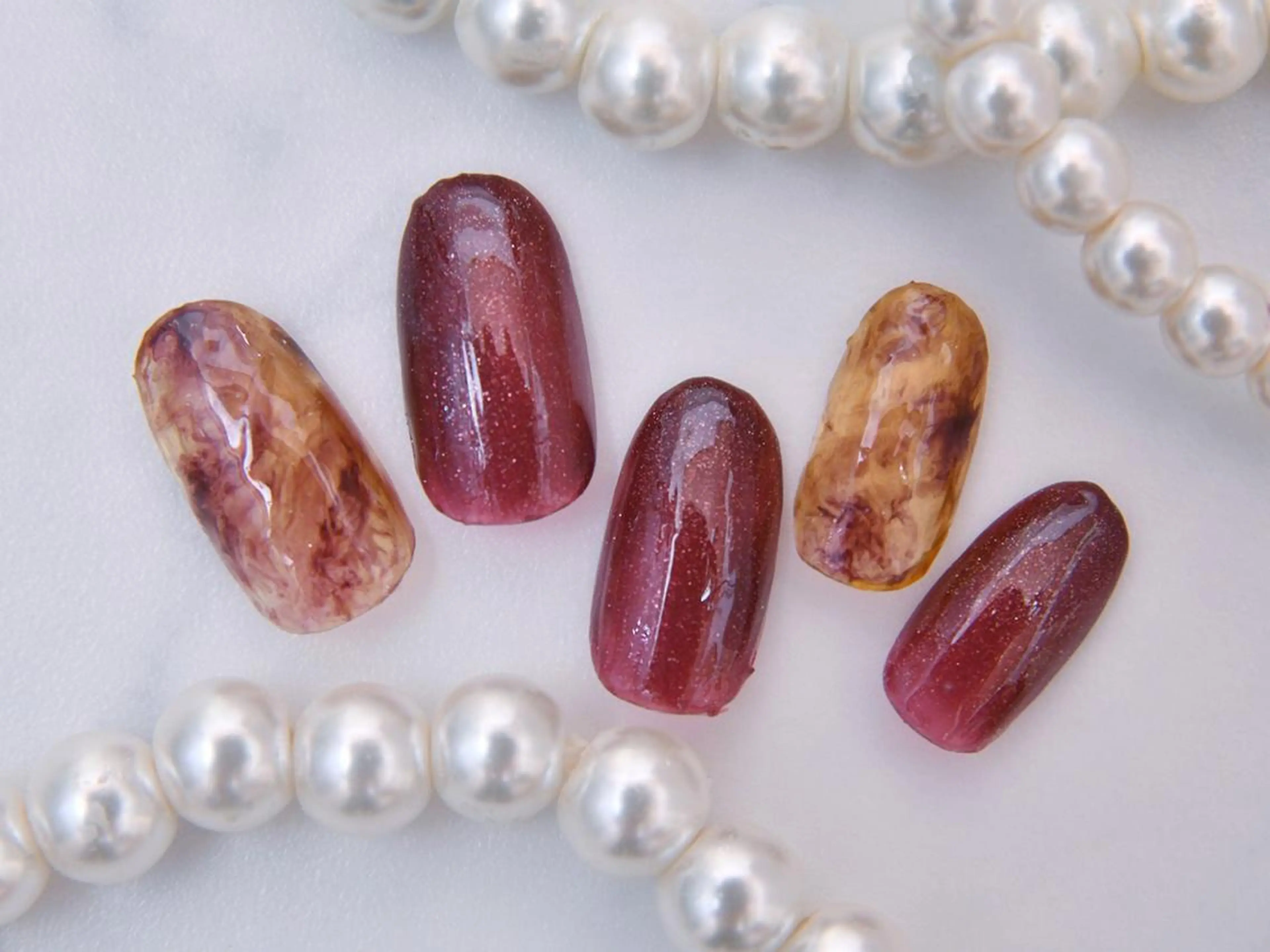 ネイル 桜ネイル 長さ出し フットネイル スカルプネイル 💗🪽Tiary Nail🪽💗のネイルデザイン