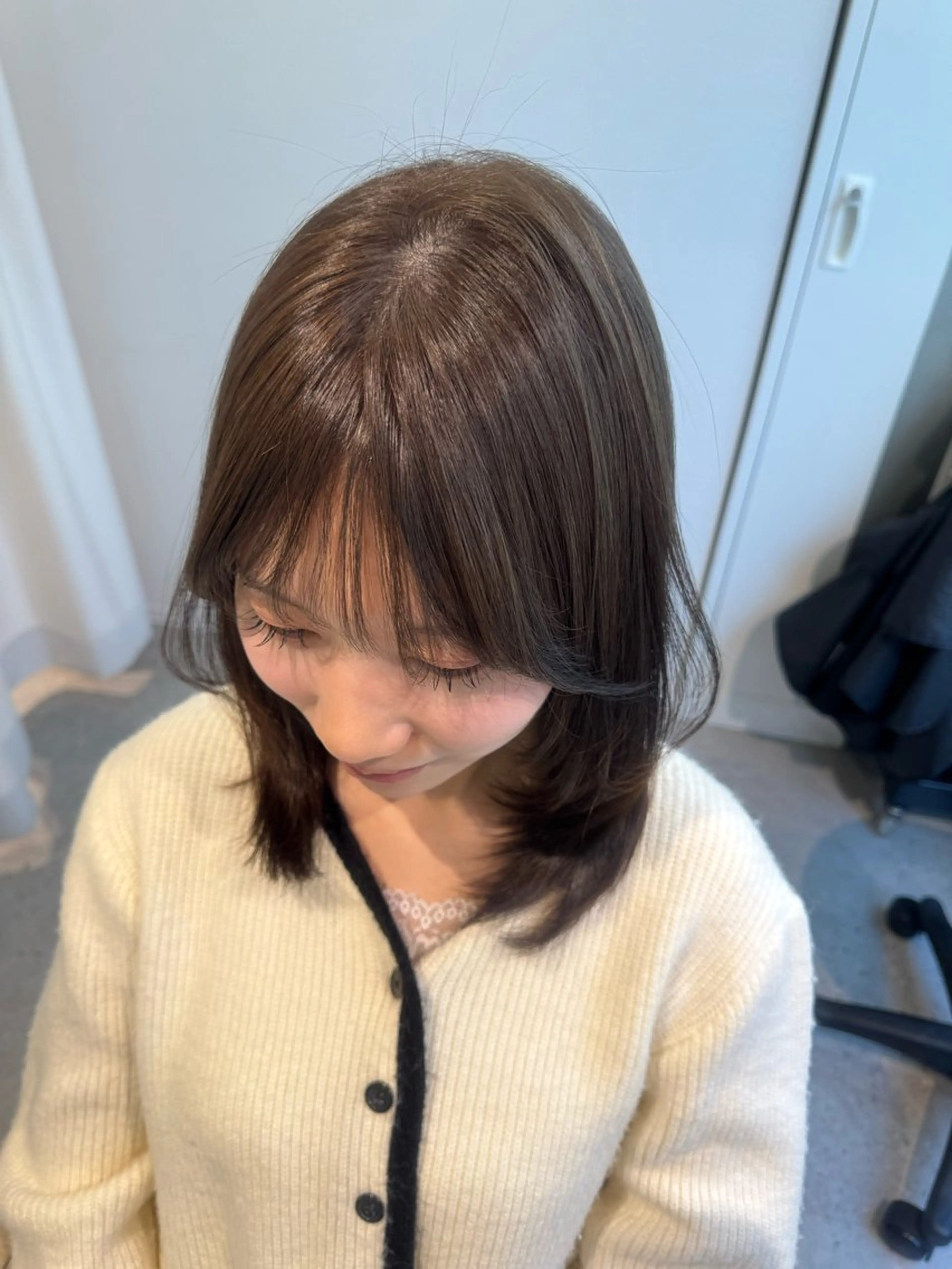 ミディアム ヘッドスパ nonel.所属・透明感🍨レイヤー ヘアセット/miyuのヘアスタイル