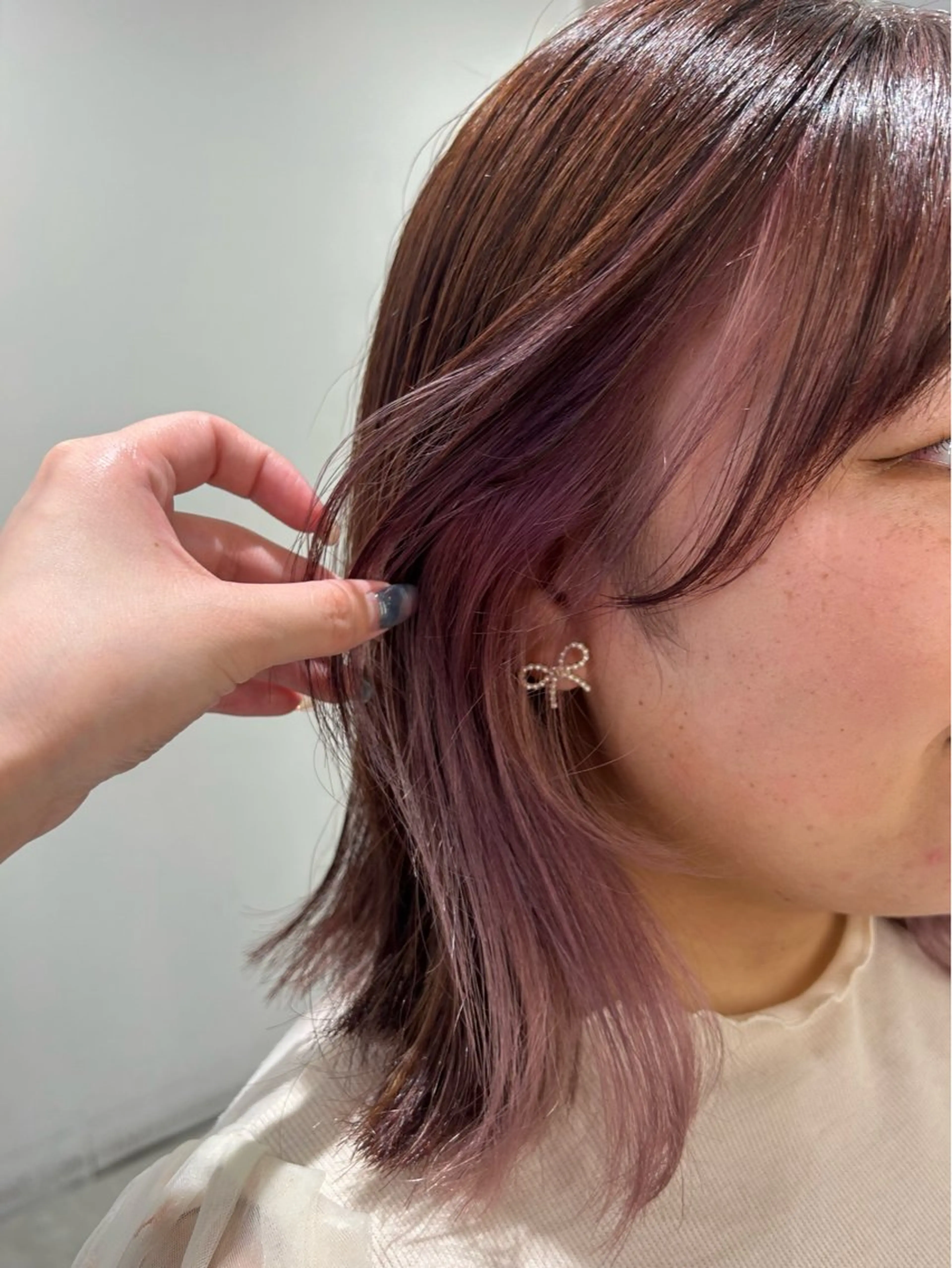 💎似合わせカット+イヤリングカラー💎の写真