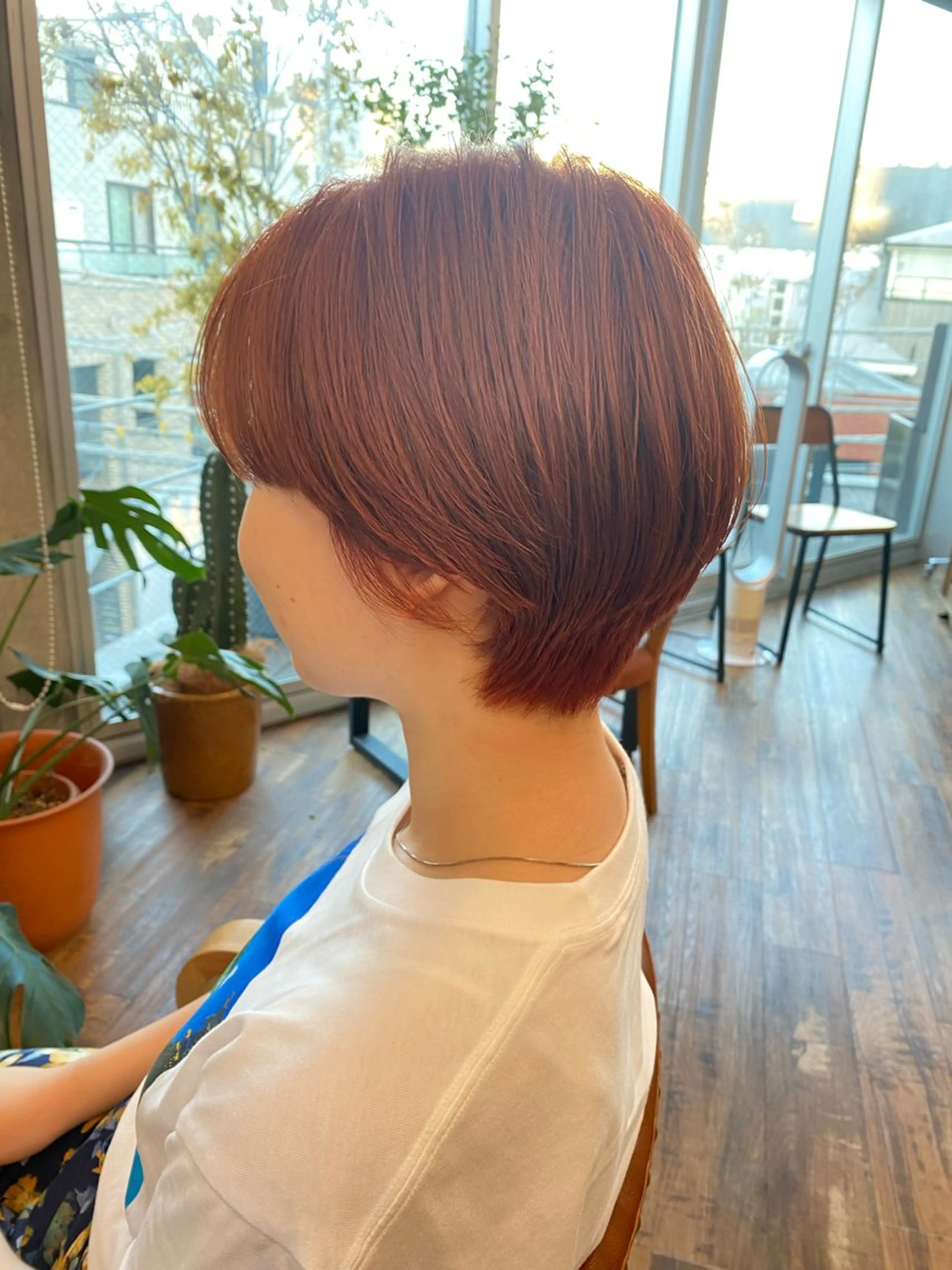 ショート カット ヘアカラー パーマ パーマ/ 🌿nanakoのヘアスタイル