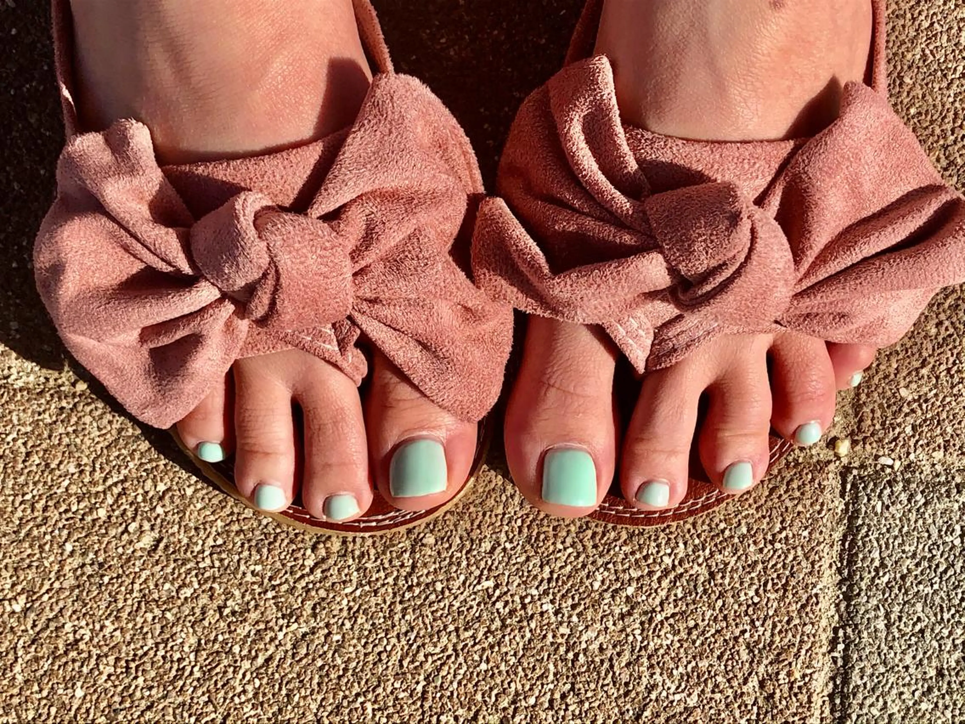 キッズ ネイル ブルー フットネイル ジェルネイル ワンカラーネイル フットネイル おうちネイルサロン RINAのその他イメージ