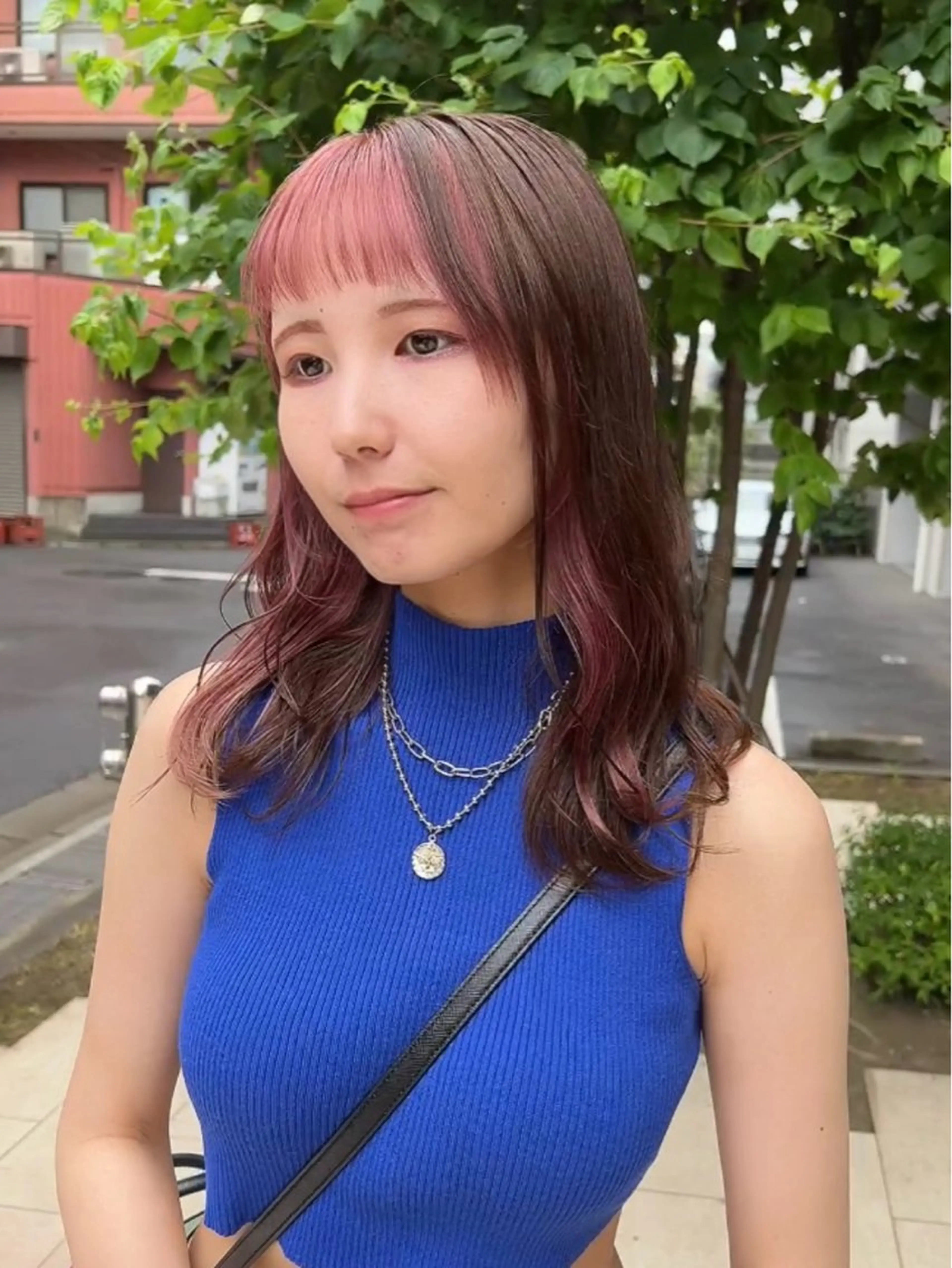 ミディアム カラー ミストバング  フェイスフレーミング 💎透明感カラー特化 💎TAISEIのヘアスタイル