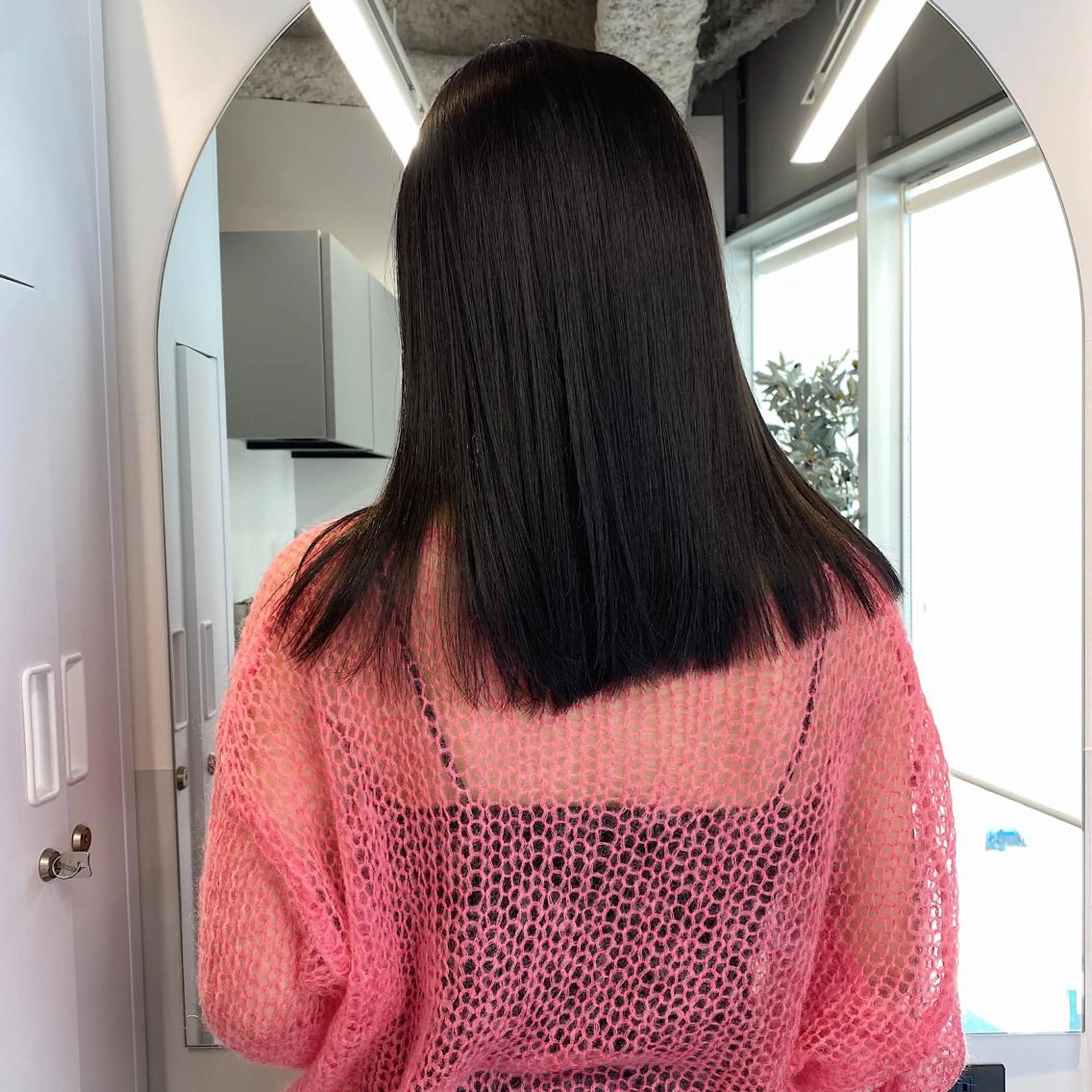 ミディアム カラー ヘアアレンジ ブリーチなしカラー/ 髪質改善/寺門束のヘアスタイル