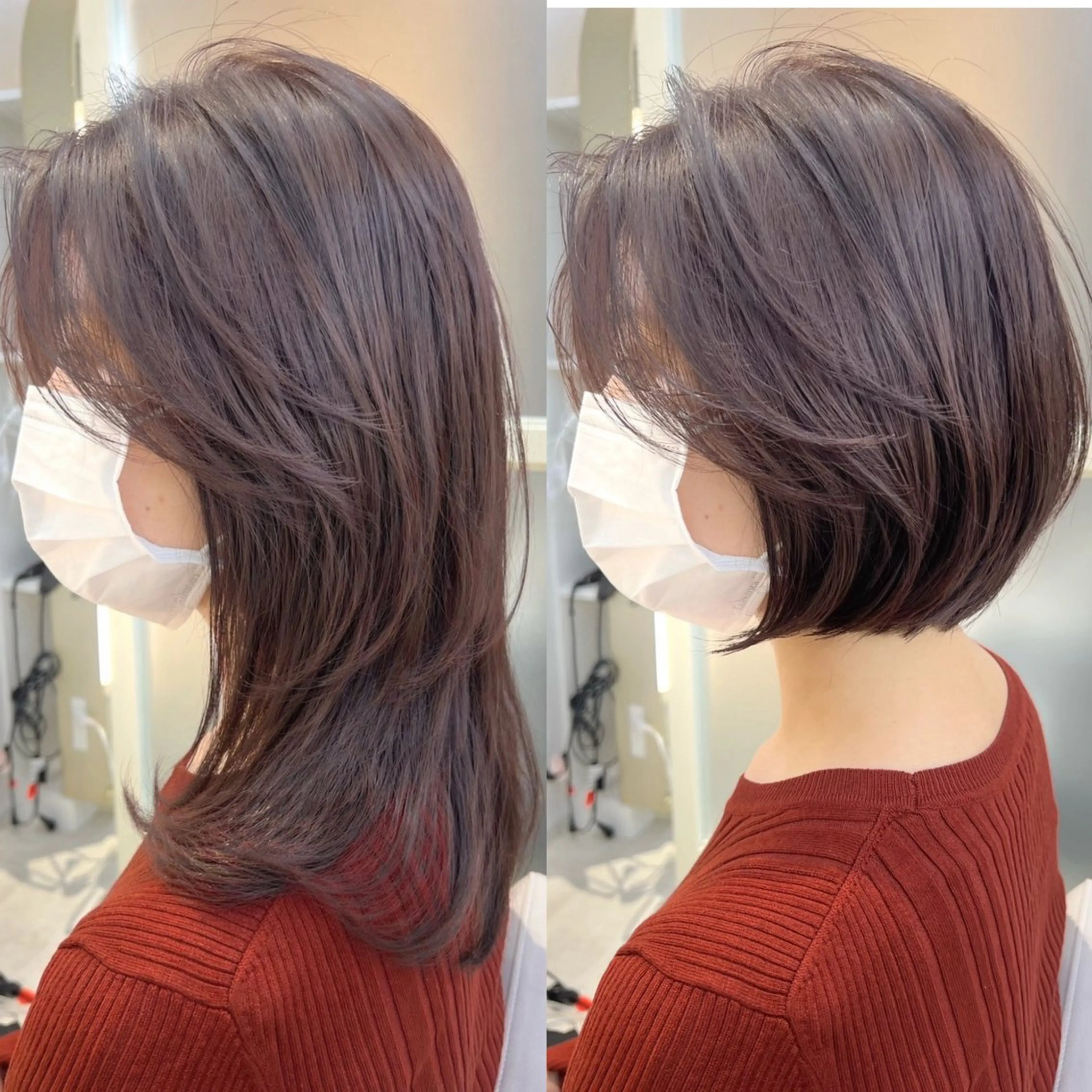 ショート ボブ 鈴木 彩莉のヘアスタイル