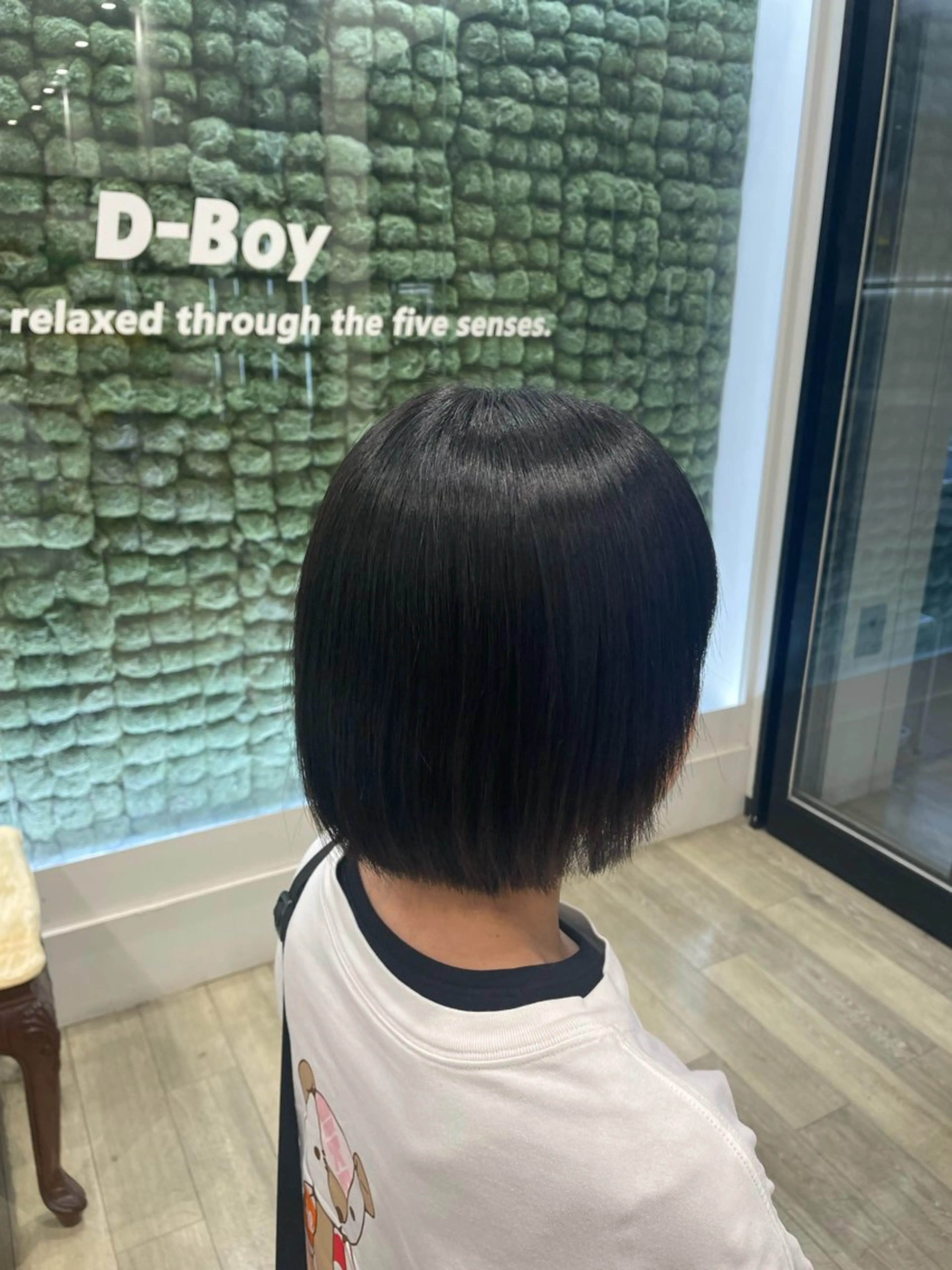 ショート ボブ 縮毛矯正 カット 縮毛矯正 田中 あかりのヘアスタイル