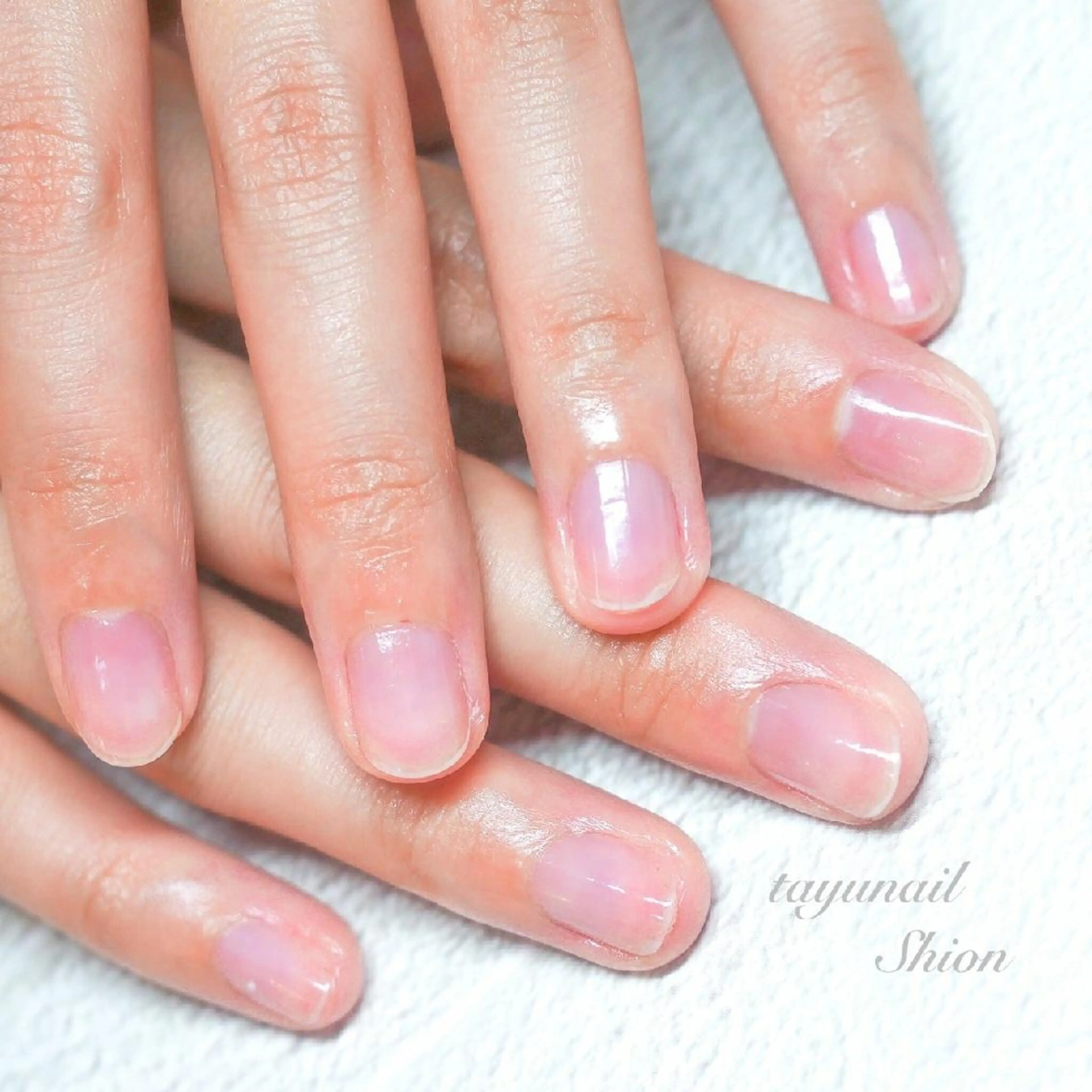 ネイル ブルー ジェルネイル パラジェル ネイルサロン 【たゆnail】のネイルデザイン