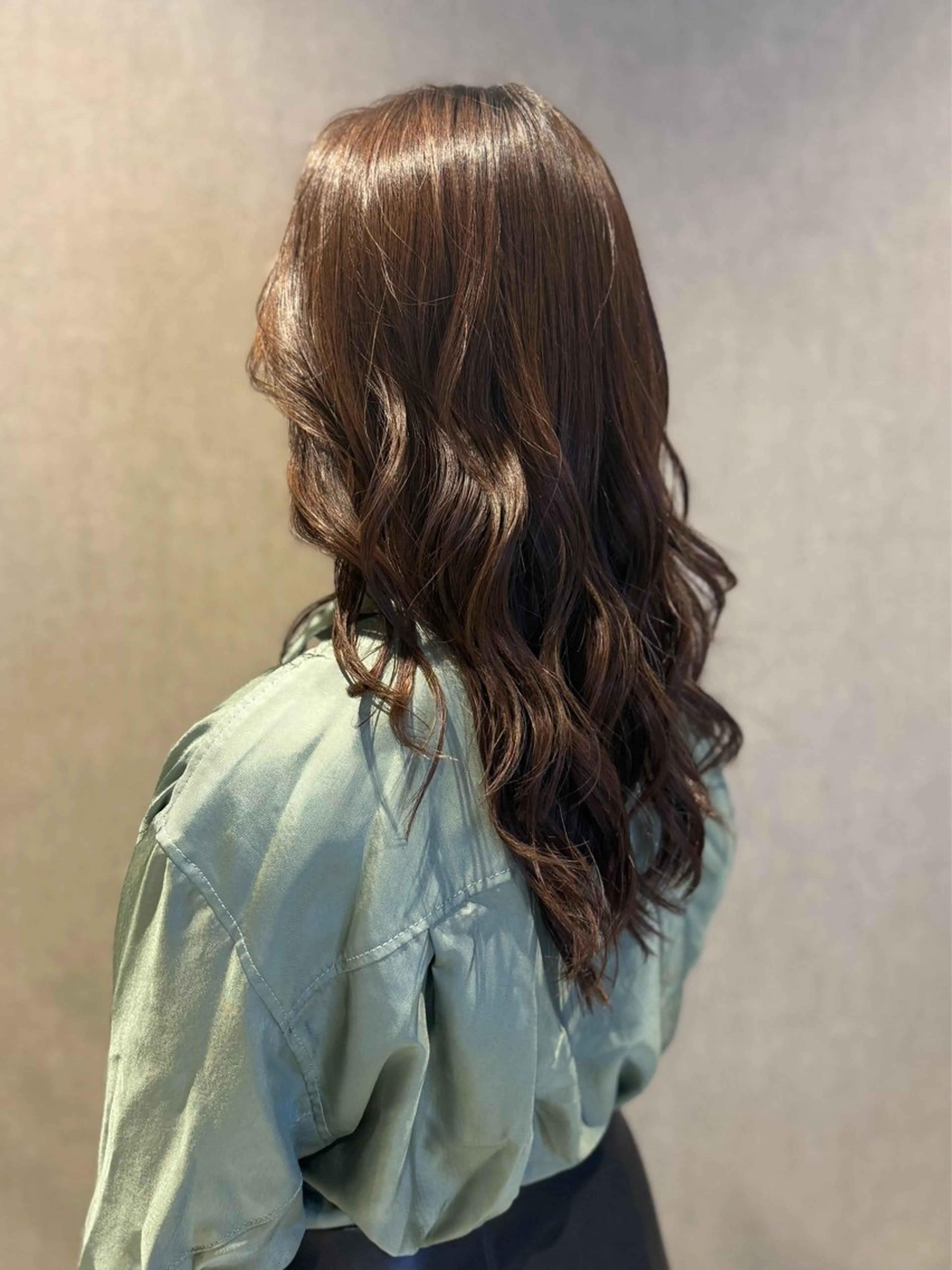 セミロング カット トリートメント ハイトーンカラー 縮毛矯正/ジャックのヘアスタイル