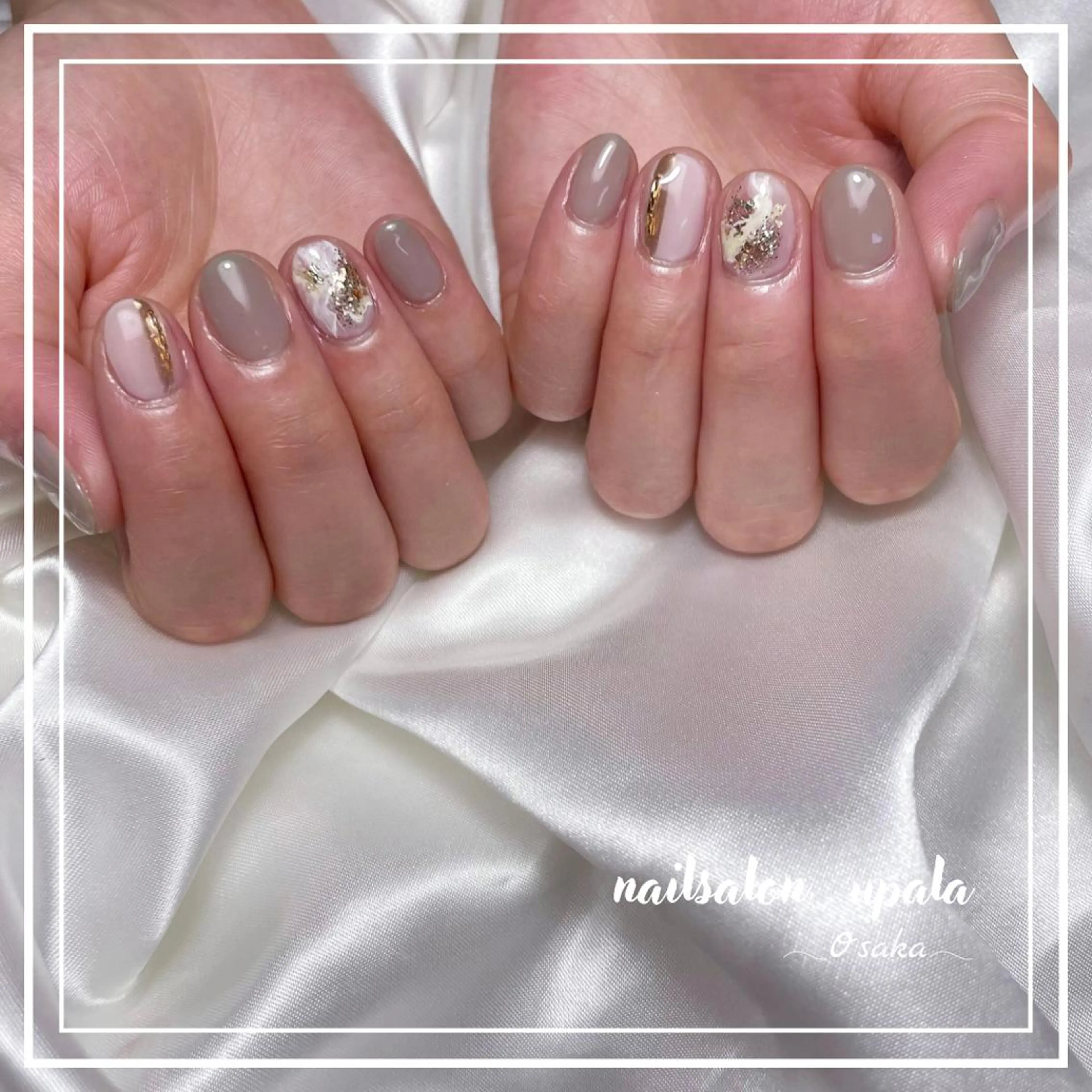 ネイル ジェルネイル グラデーション グリーン オフィスネイル 夏ネイル ハンドネイル upala Mayukoのネイルデザイン