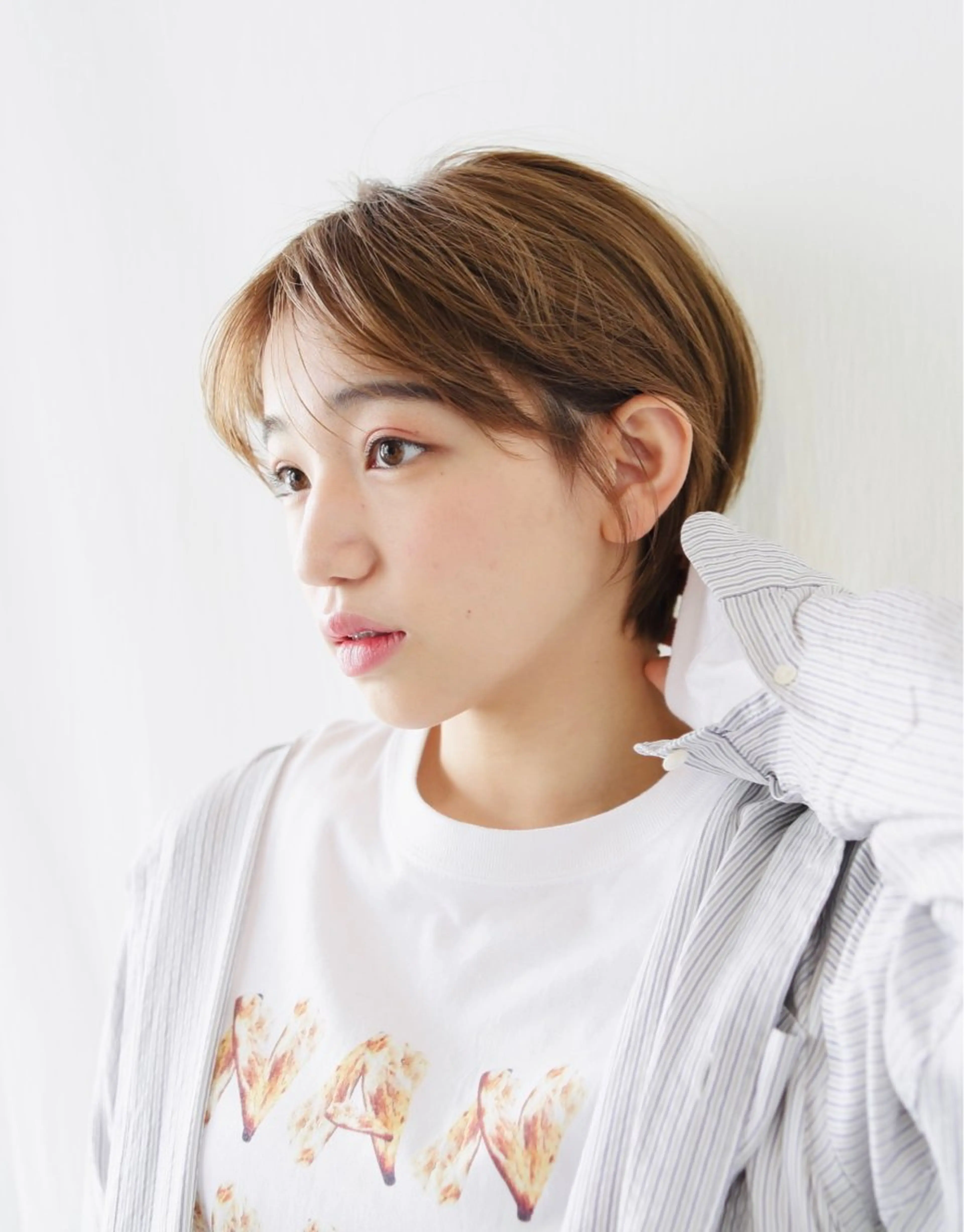 ショート カラー ハンサムショート 丸みショート ベリーショート ショートヘア カット ヘアカラー トリートメント ショートボブ髪質改善 縮毛矯正のプロ山道潤のヘアスタイル