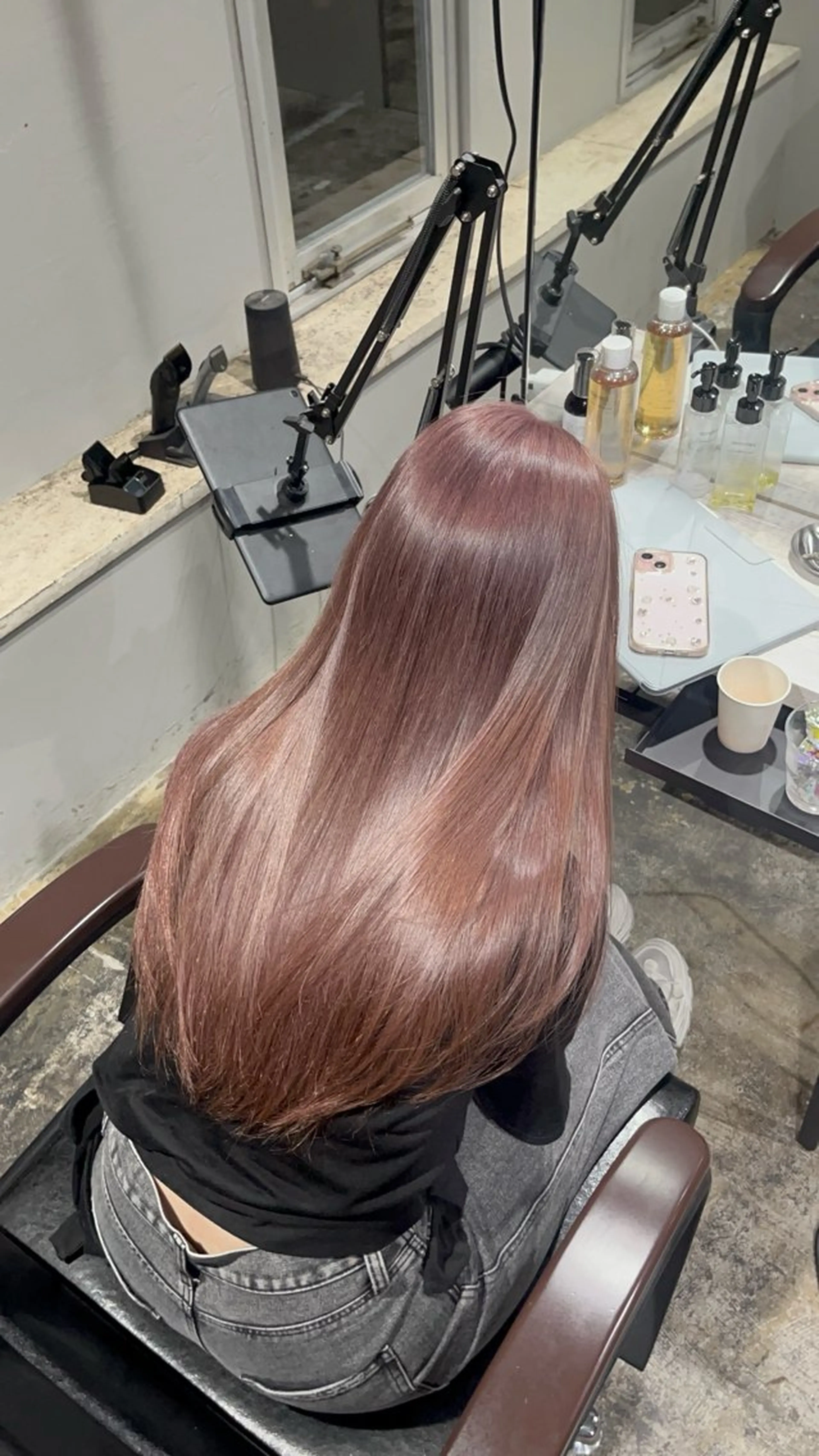 ロング ヘアカラー トリートメント 渋谷ケアブリーチ ❤️‍🔥徳田空悟のヘアスタイル