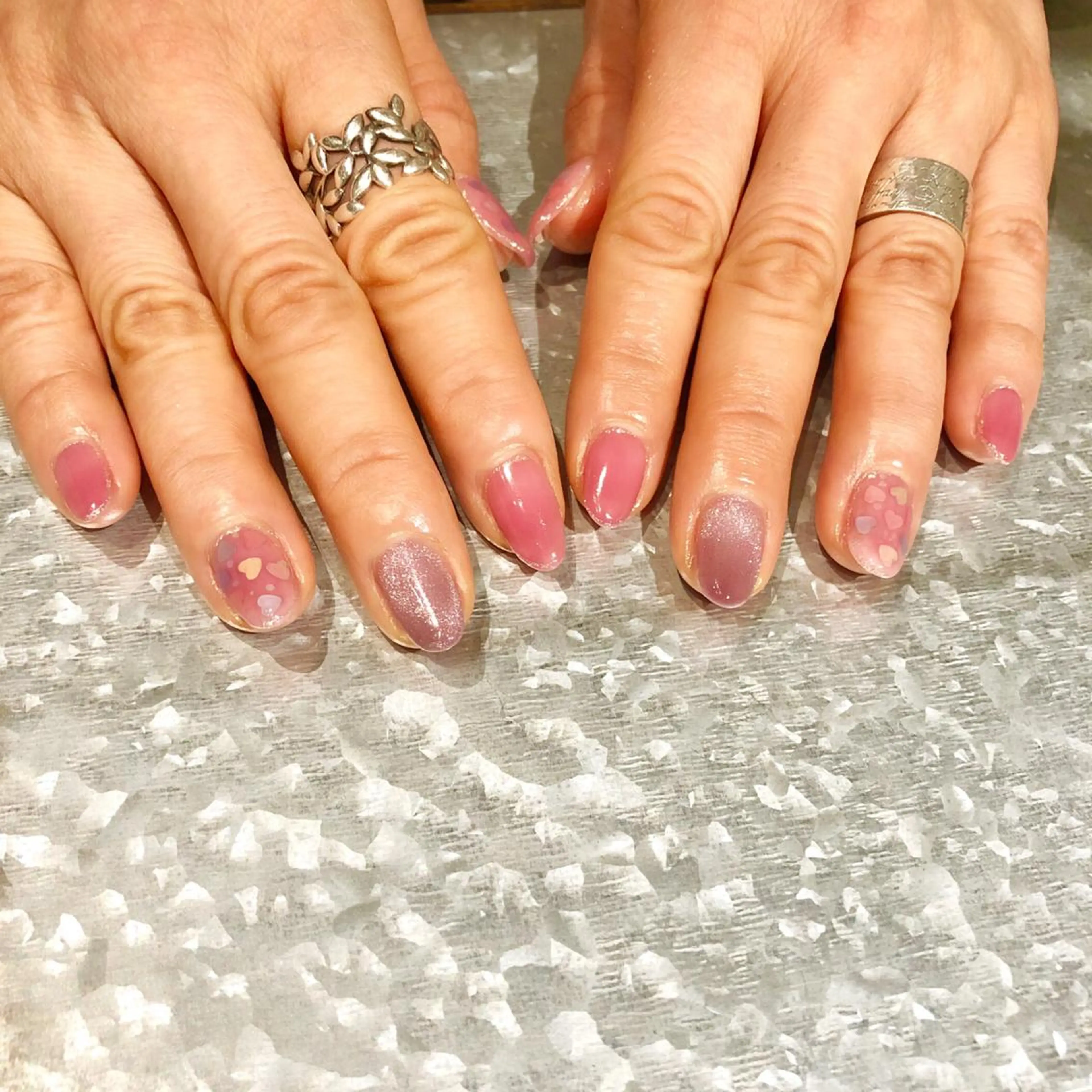 ネイル ハート TRAM-nail moriizumiのネイルデザイン