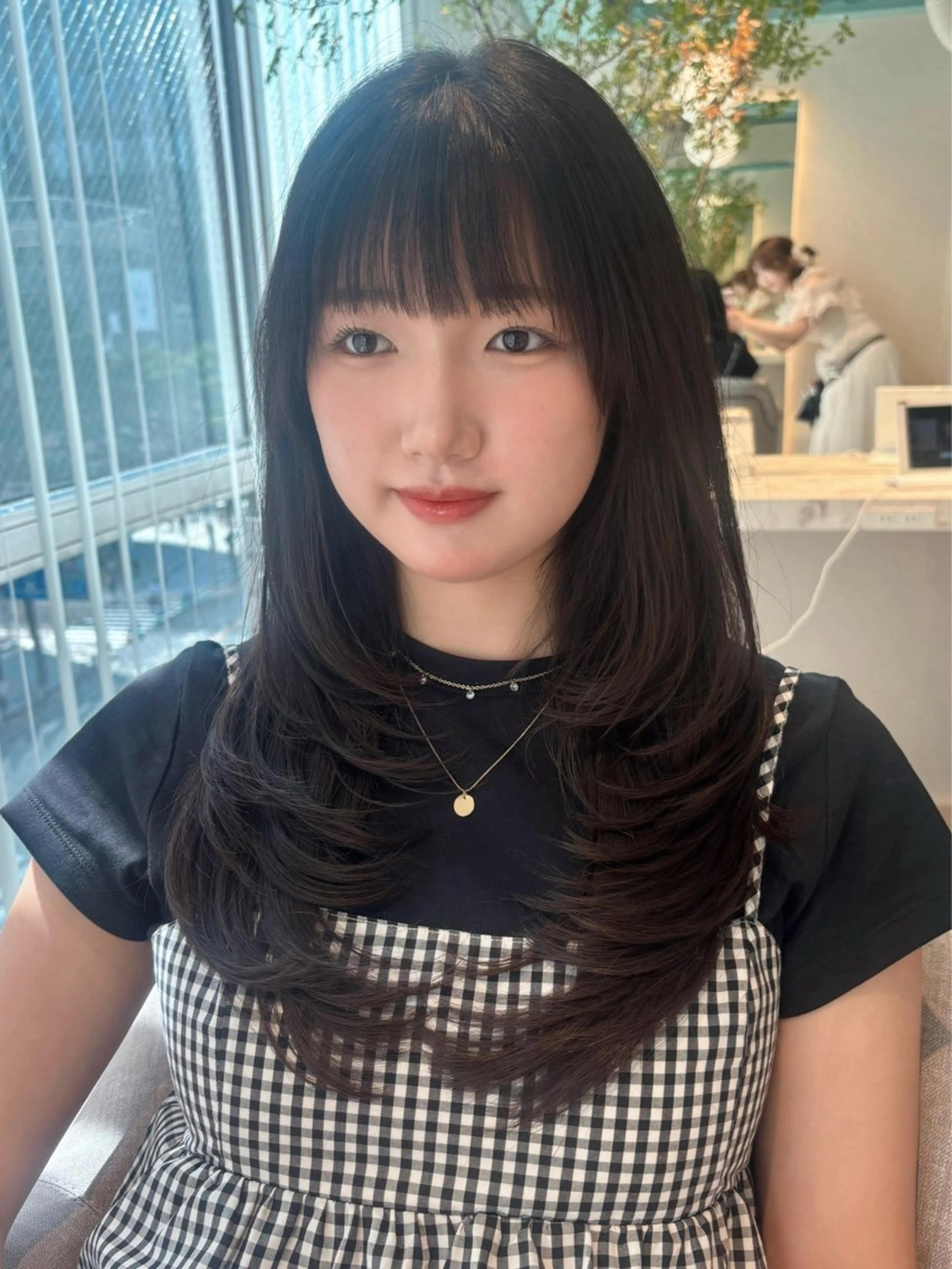 ロング レイヤーカット レイヤーカット/ 透明感カラー🤍楓のヘアスタイル