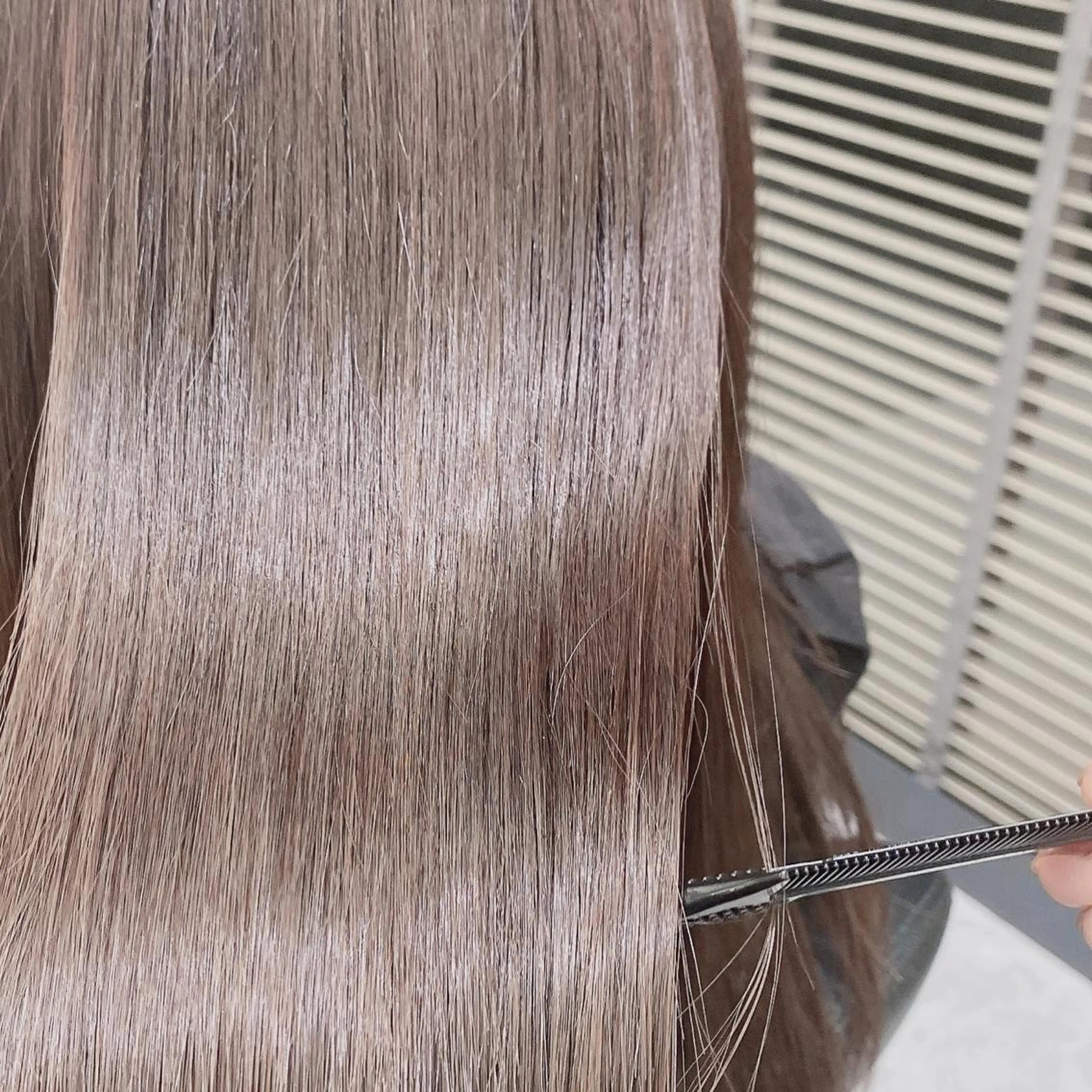 ミディアム ツヤ髪レイヤー/ 顔まわり/kokiのヘアスタイル