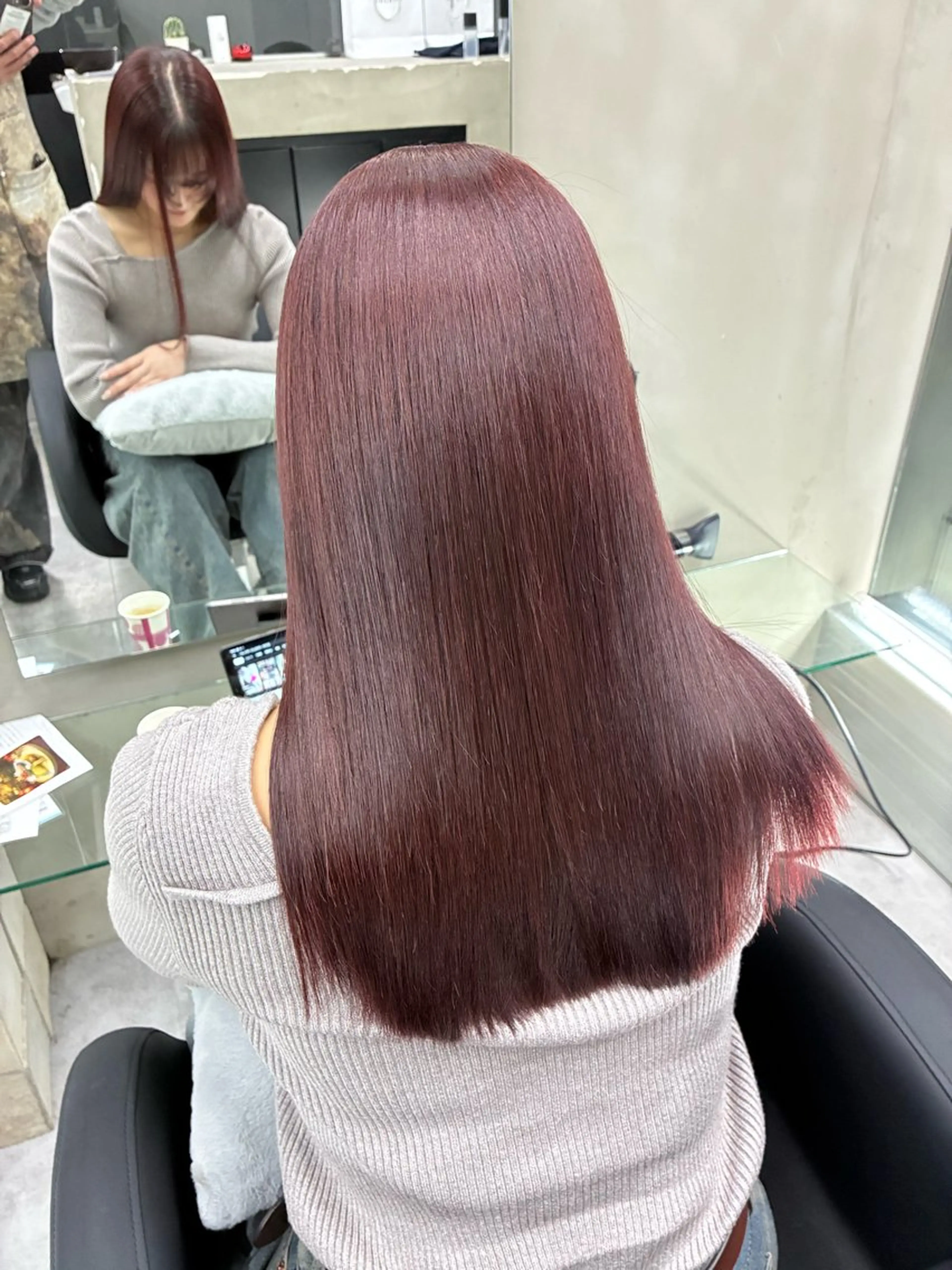 ロング カット ヘアカラー トリートメント 「似合わせ/髪質改善 《ワタル》」のヘアスタイル