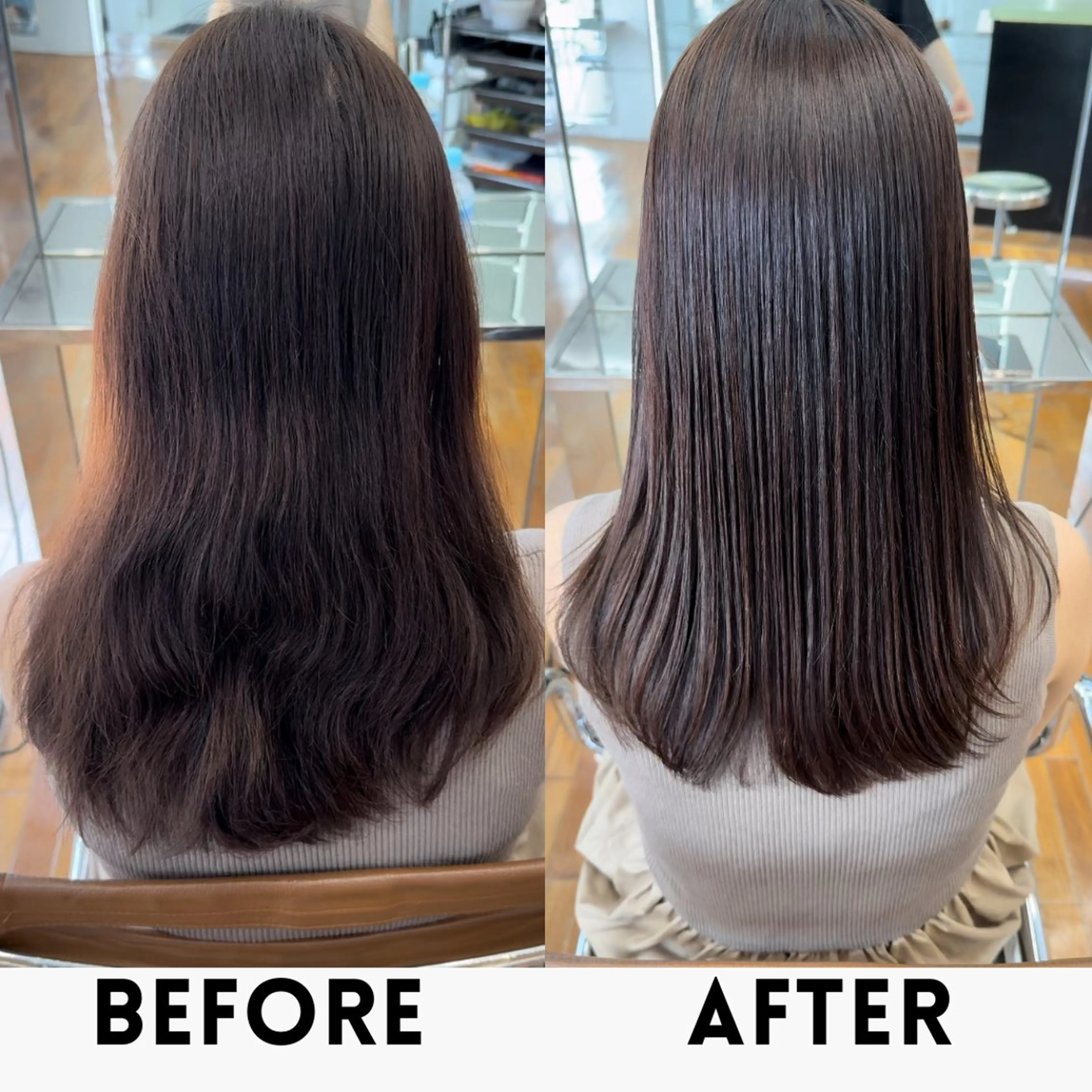 セミロング カラー パーマ ナチュラルに目を惹く デザイン/KOHNOのヘアスタイル