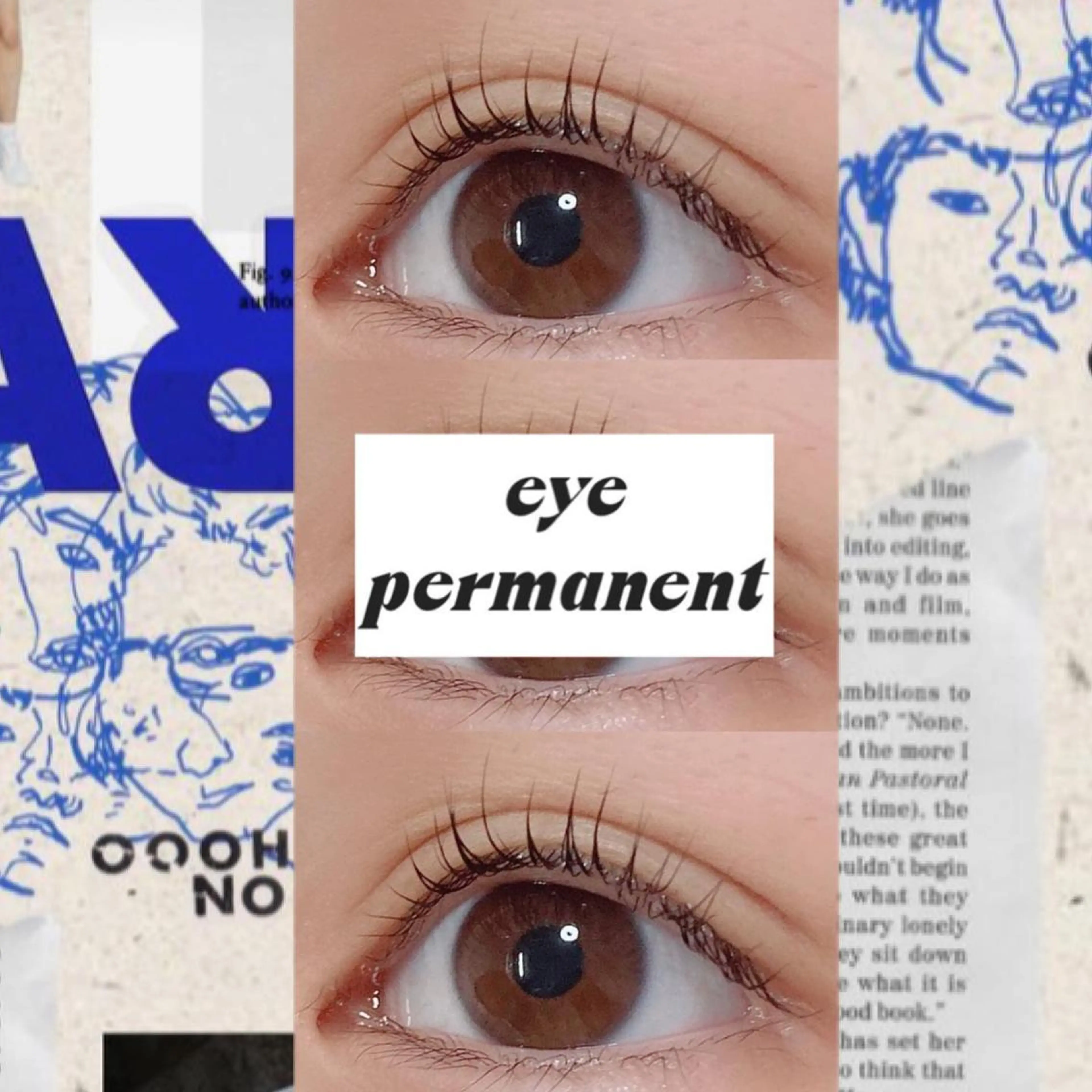 マツエク・マツパ 束感まつ毛 フラットラッシュ 韓国風マツエク まつげパーマ 一重×まつ毛パーマ orihara𐙚 まつげパーマ/眉毛のマツエク・マツパデザイン